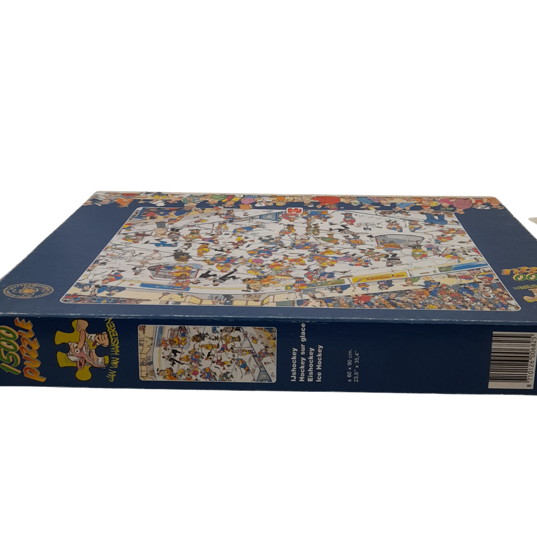 Puzzle Jan Van Haasteren - Le Hockey sur Glace (IJshockey) - 1500 pièces - Jumbo Bon état - Vue 9 - 