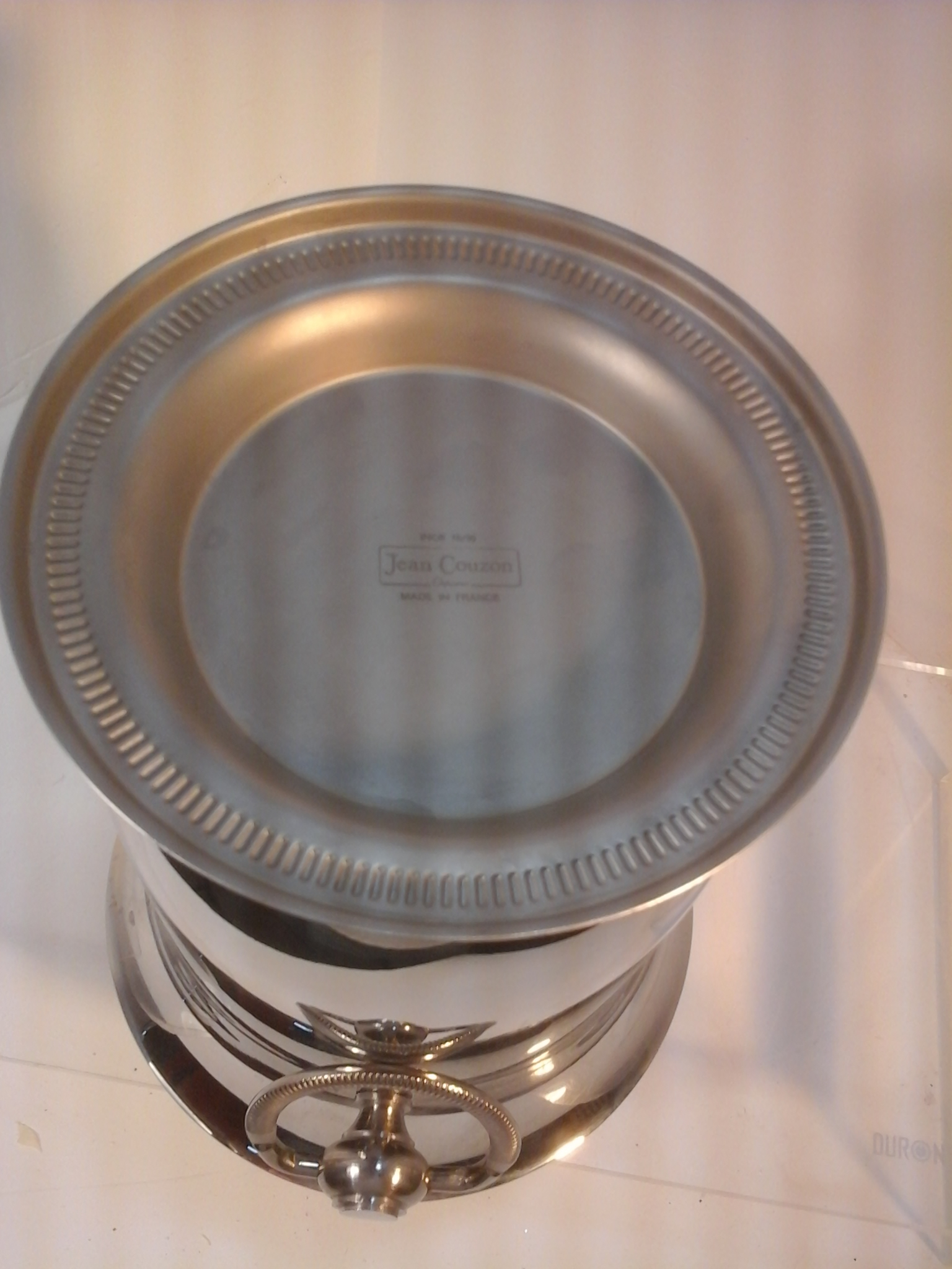 Seau à Champagne / Glace Jean Couzon – Inox 18/10 – Design Français Vintage