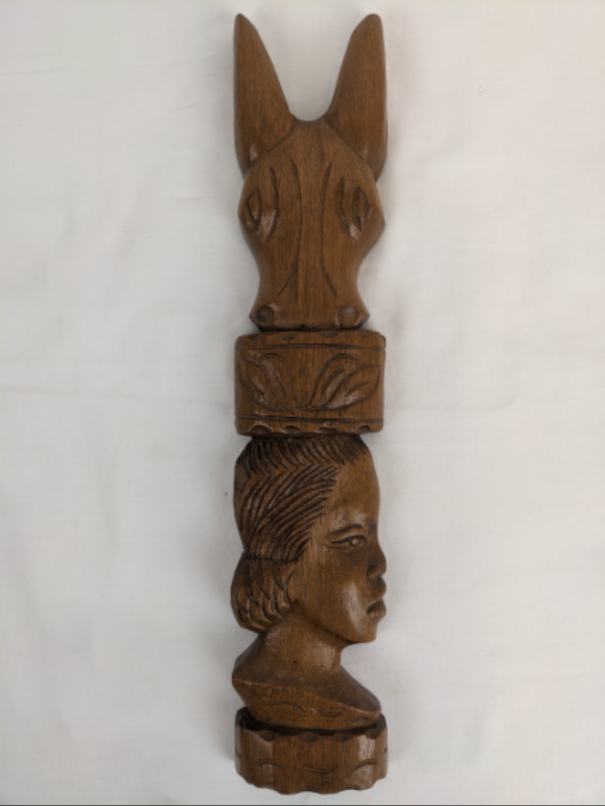 Sculpture en bois - style africain  - Photo 0