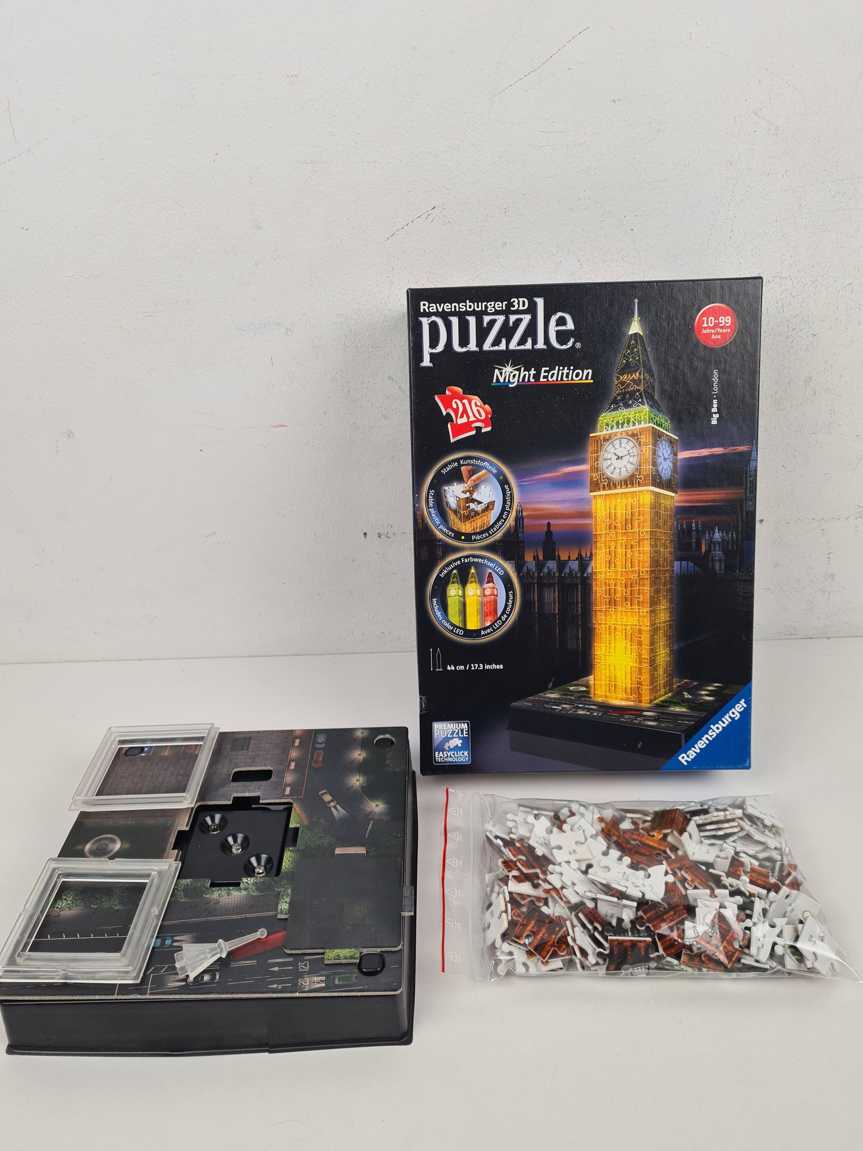 Puzzle 3D - Big Ben London 216 pièces - Night Edition - Ravensburger - 10 ans + Bon état - Vue 2 - 