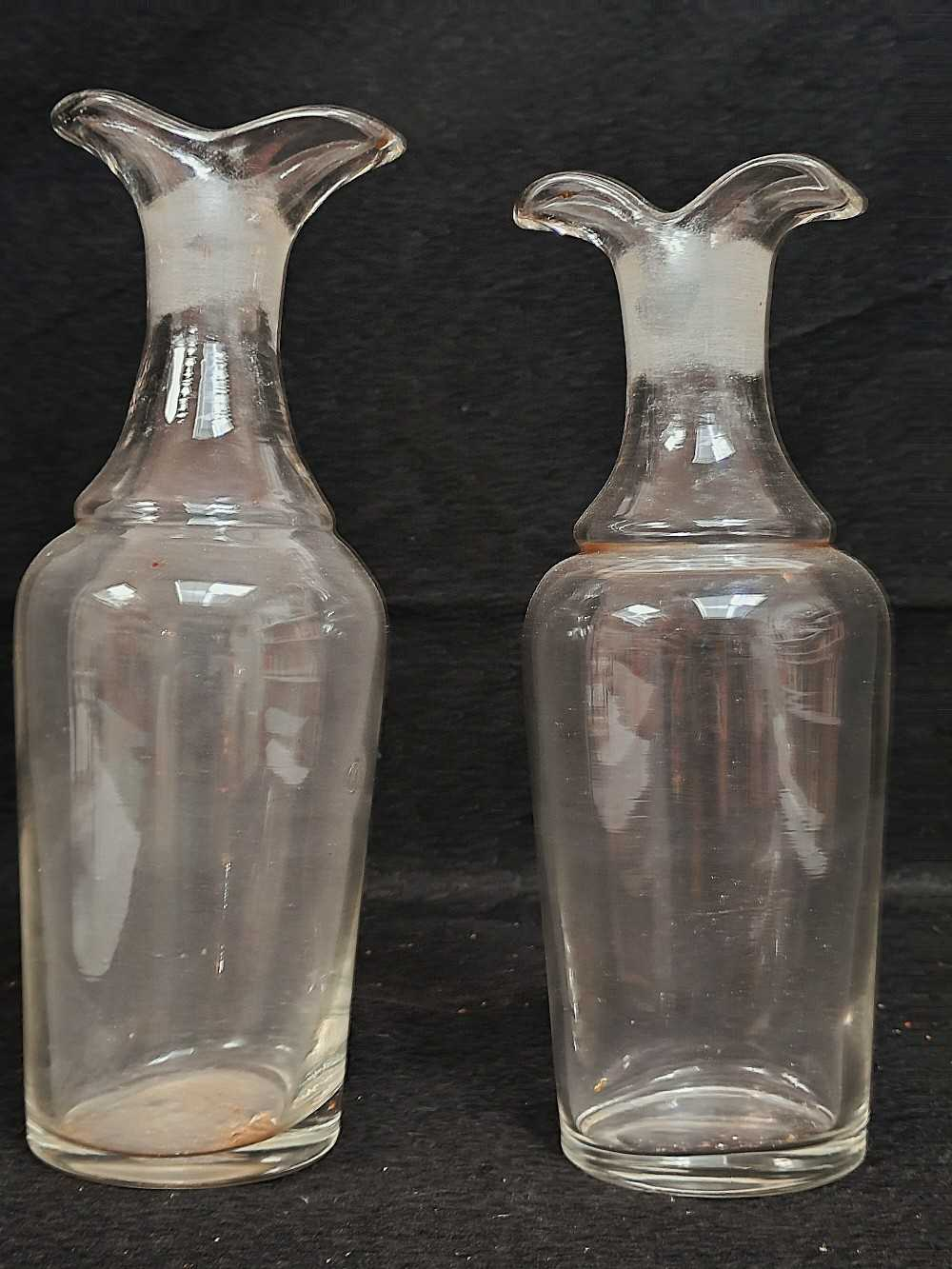 Service huilier et vinaigrier en faïence,verre soufflé et bois tourné. AL & Cie, fabrique d'Huiliers- Seine St Denis-fin 19ème - Photo 9