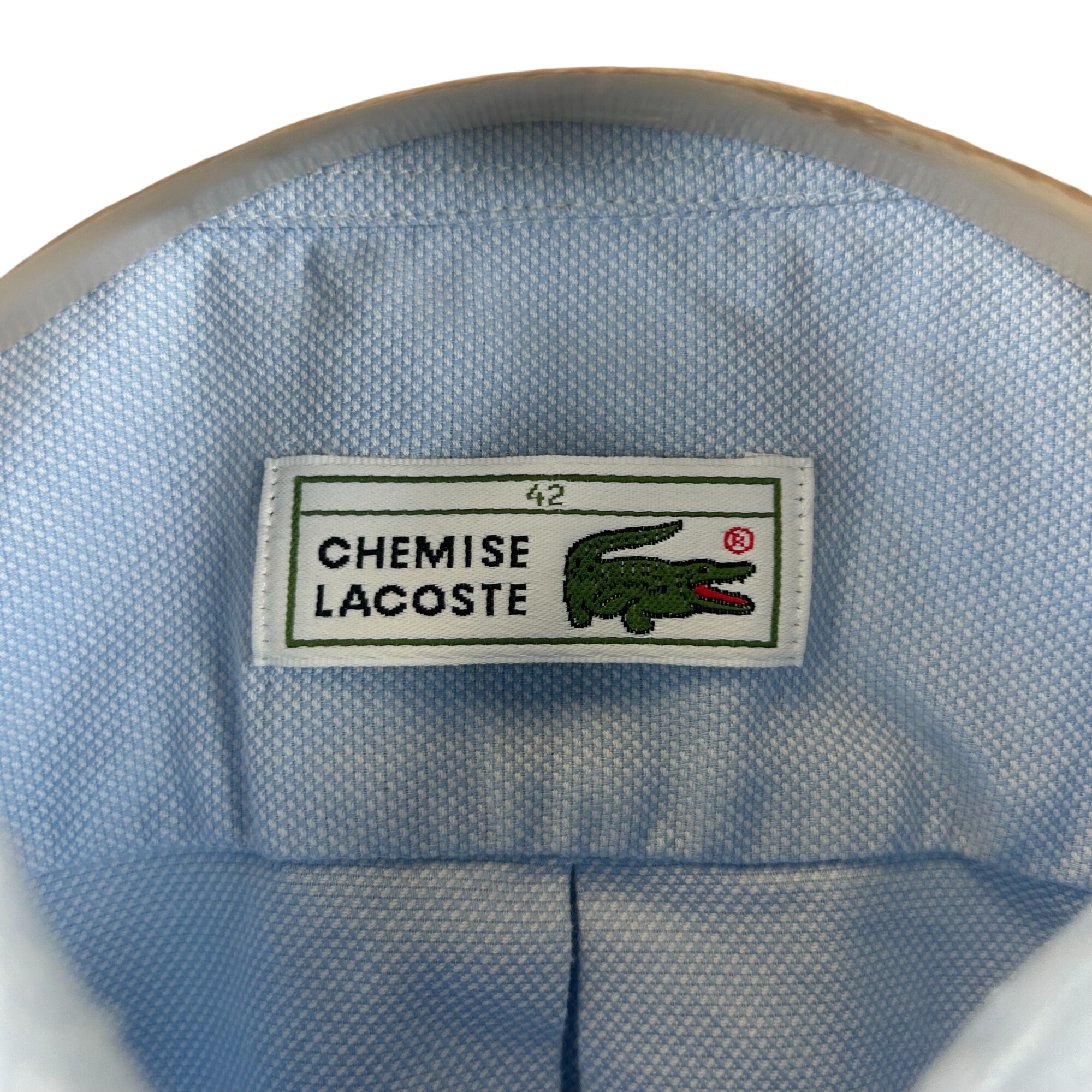 Lacoste - Chemise bleue - Taille 48 - Photo 3