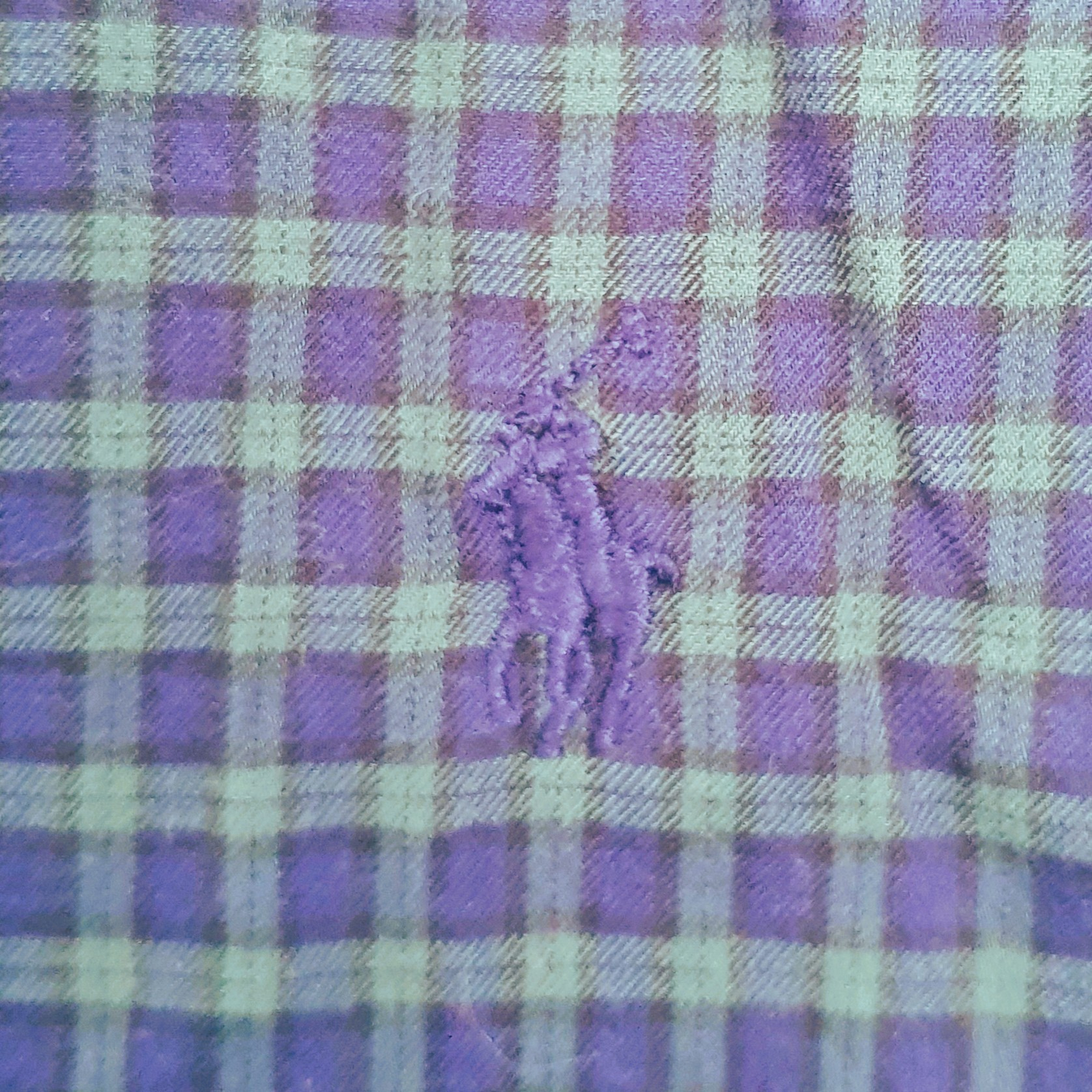 Chemise à carreaux Ralph Lauren taille L bleu & vert - Photo 1