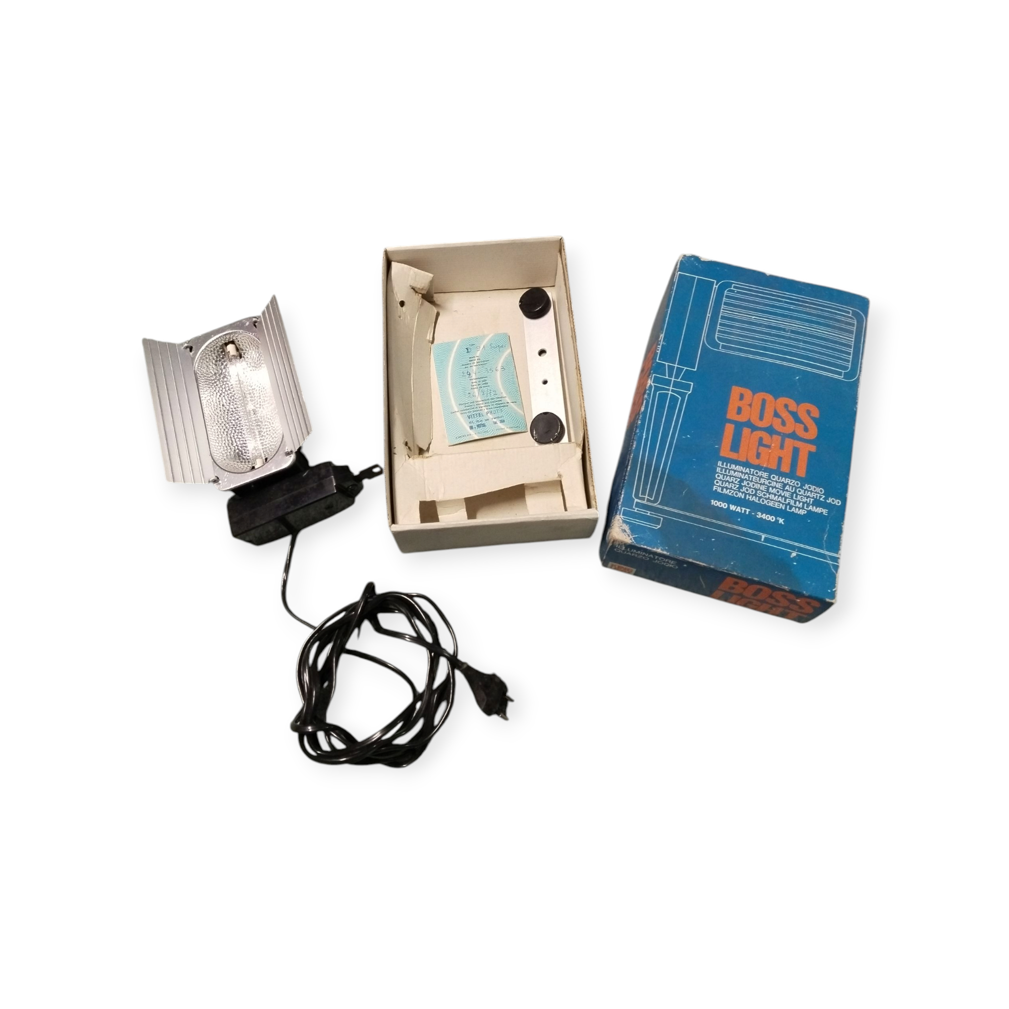 Acheter Boss Light 1000 watt de 1972 Vintage Bon état - 16,00 € Boss Light 1000 watt de 1972 Vintage Bon état - reconditionné disponible sur Label Emmaüs