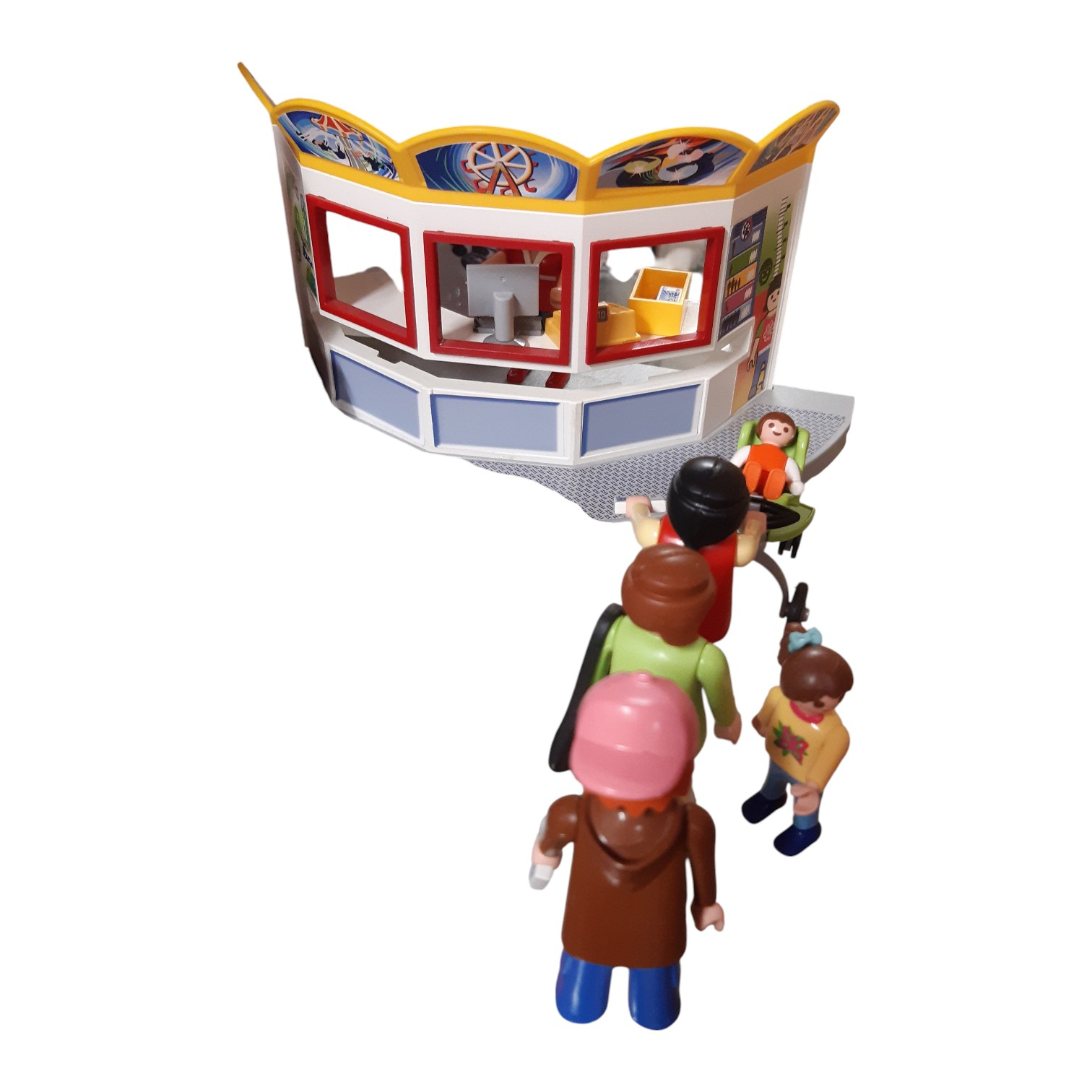 Grande roue Playmobil 5552 fête foraine avec personnages et accessoires Très bon état - Vue 3 - 