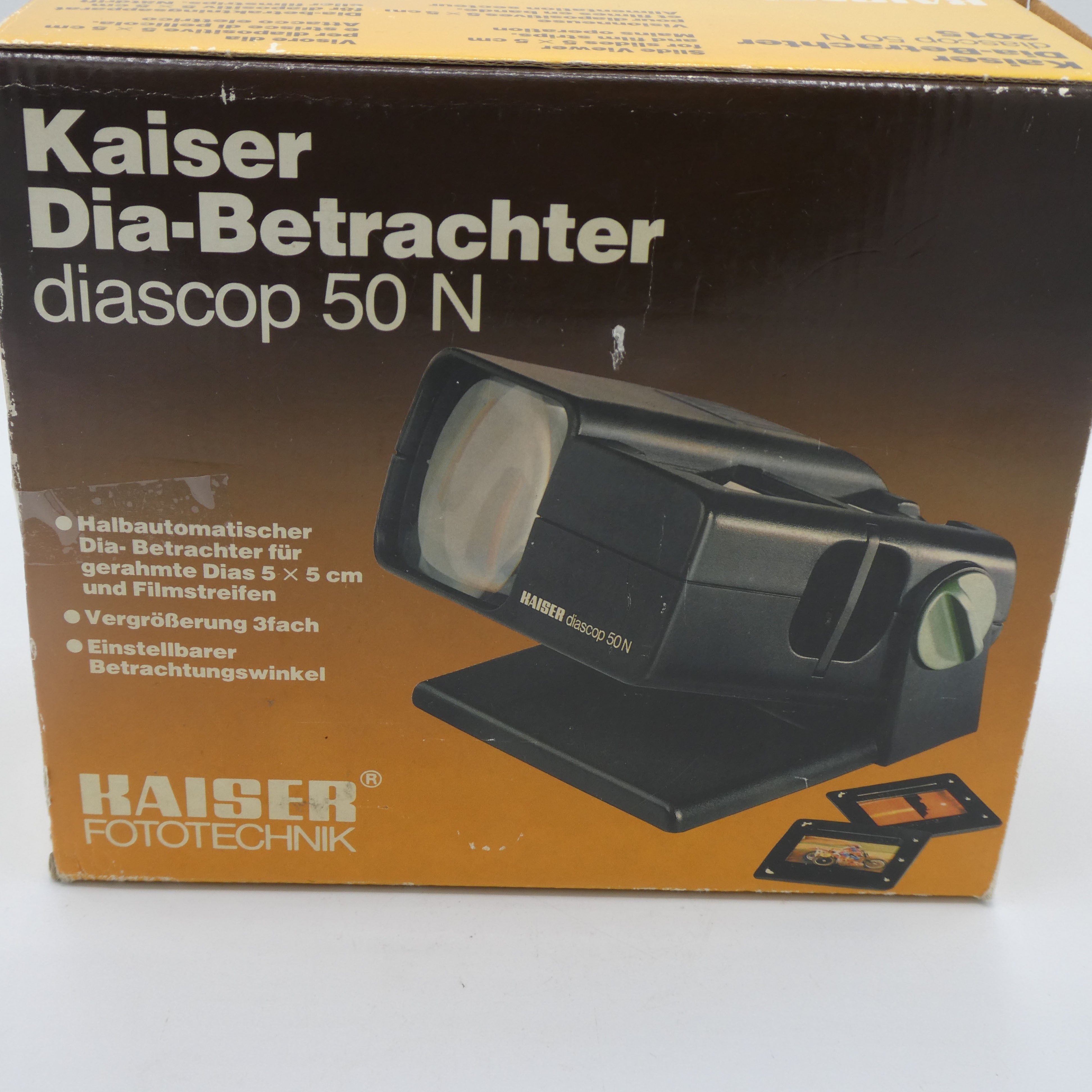 Kaiser Fototechnik Visionneuse de diapositives semiautomatique pour diapo 5x5cm - Photo 1