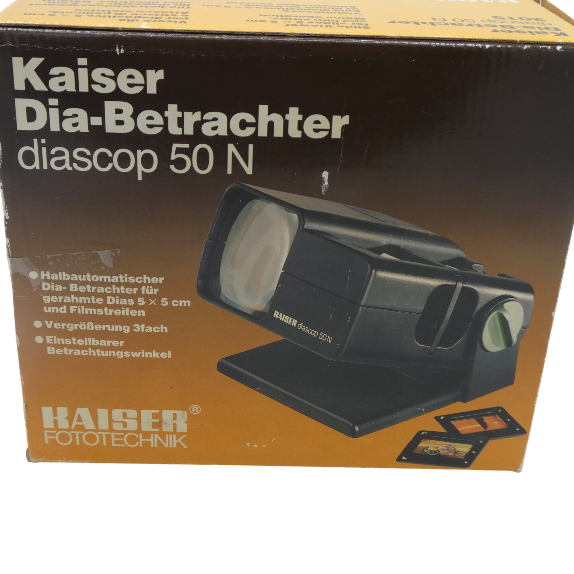 Kaiser Fototechnik Visionneuse de diapositives semiautomatique pour diapo 5x5cm - Photo 0