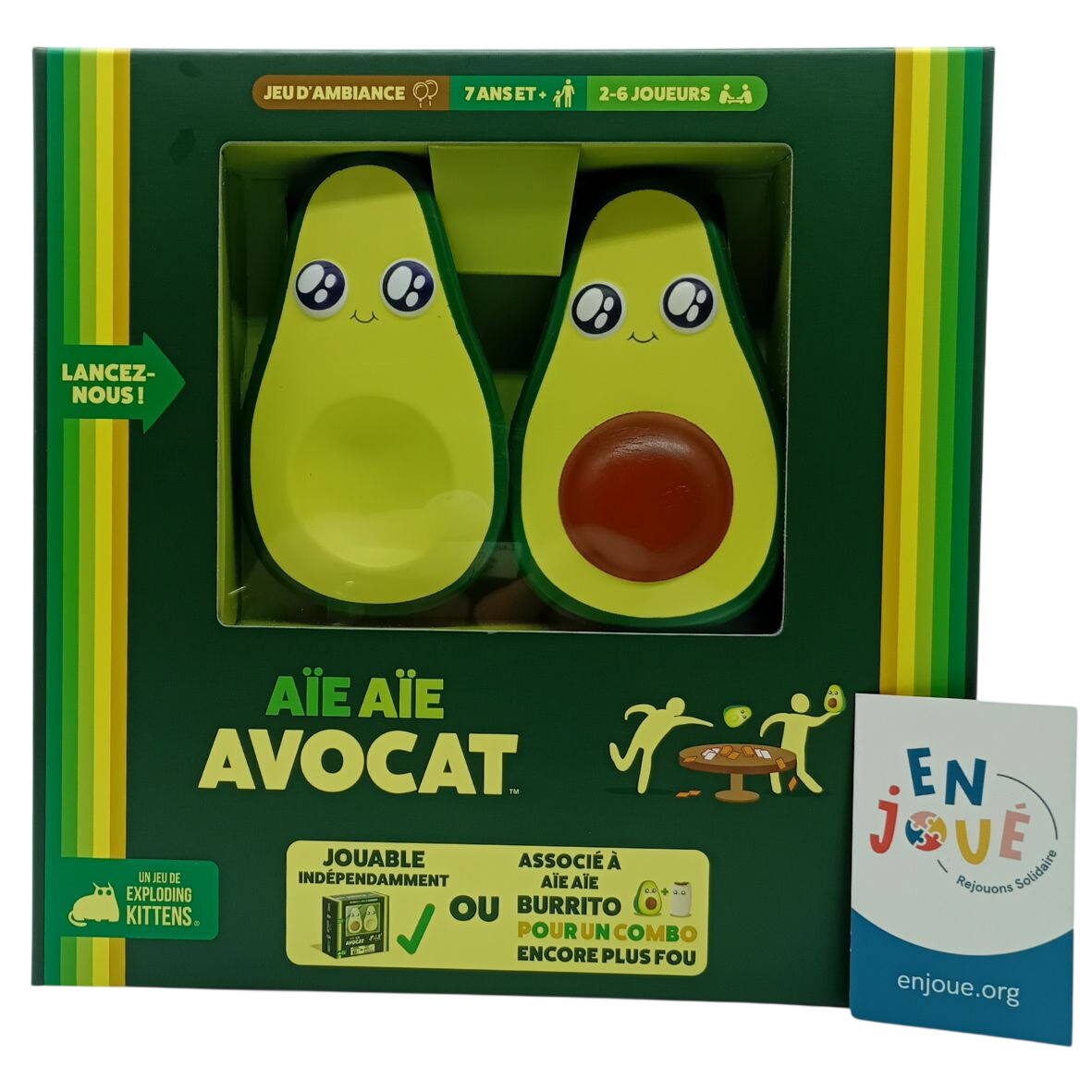 Jeux d'ambiance - Aie Aie Avocat - Asmodee - Des 7 ans. Très bon état -  reconditionné disponible sur Label Emmaüs