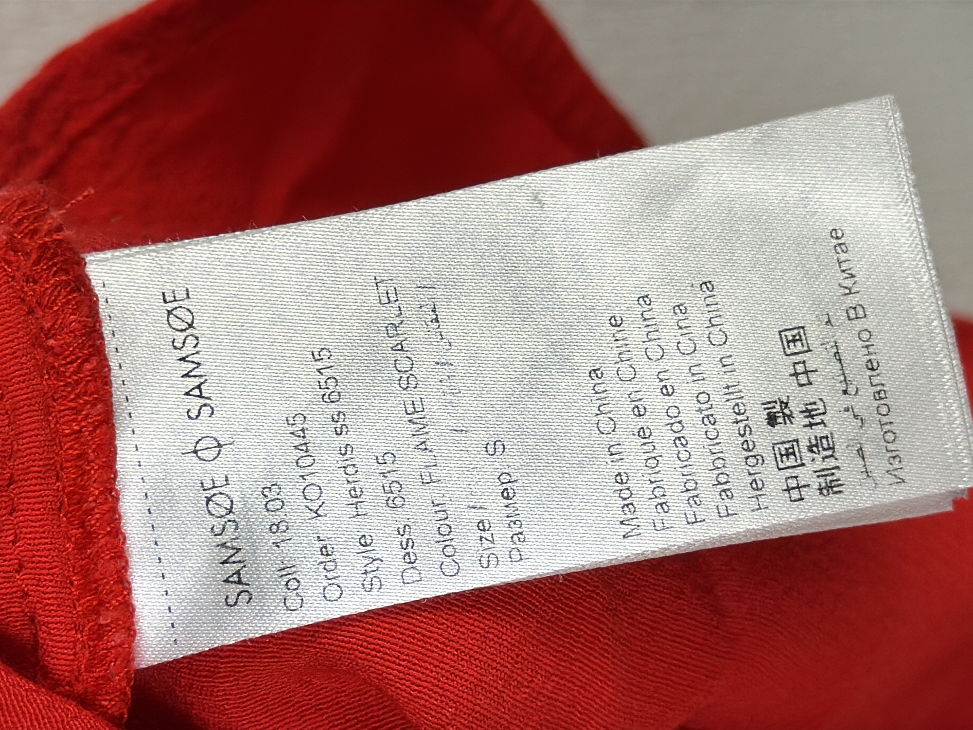T-shirt rouge Samsøe samsøe S 👚 - Photo 4