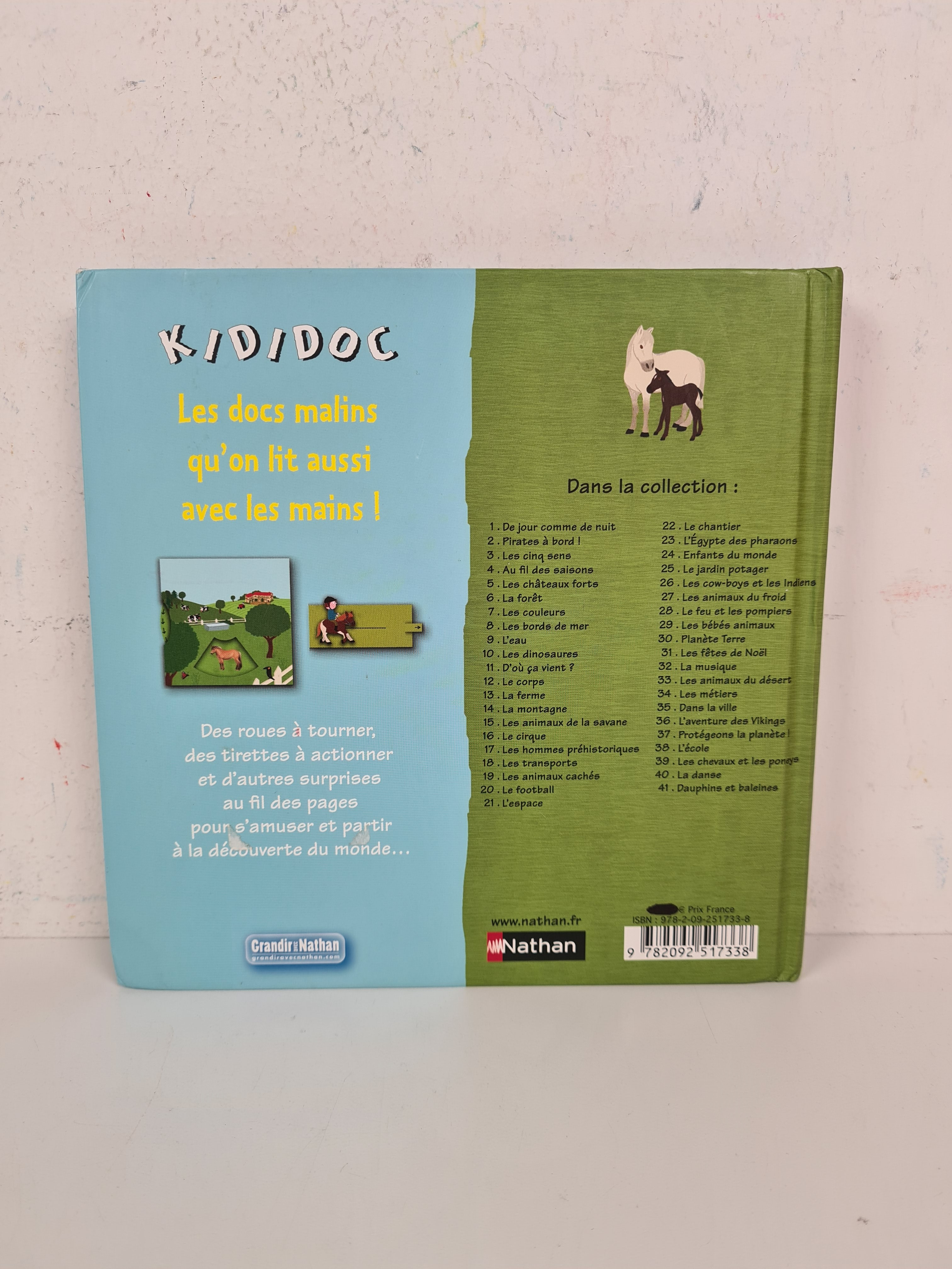 Livre documentaire - Les chevaux et les poneys - Kididoc - Nathan - 6 ans + - Photo 2