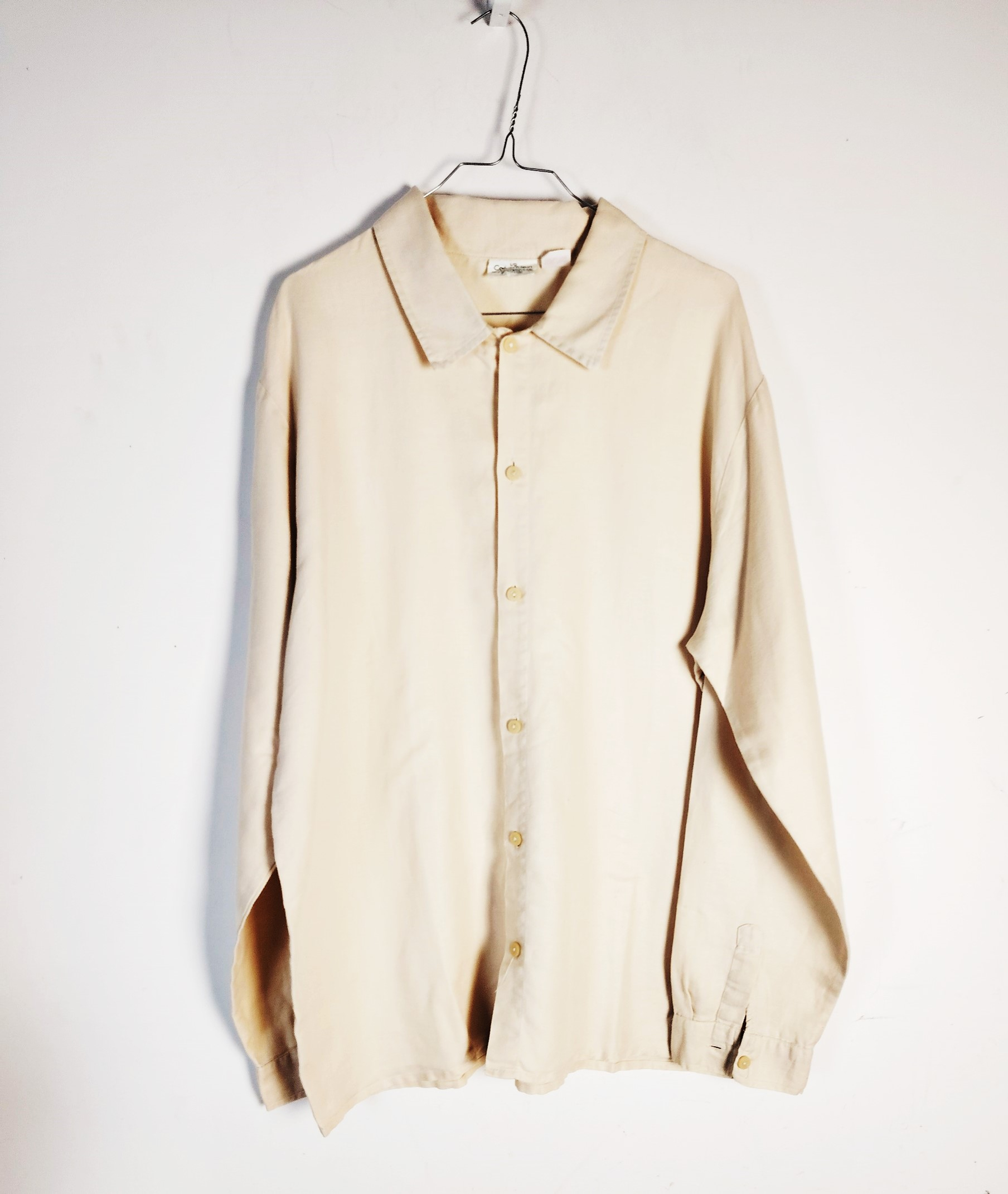Calvin Klein Chemise beige Tomboy - Taille L - Photo 1