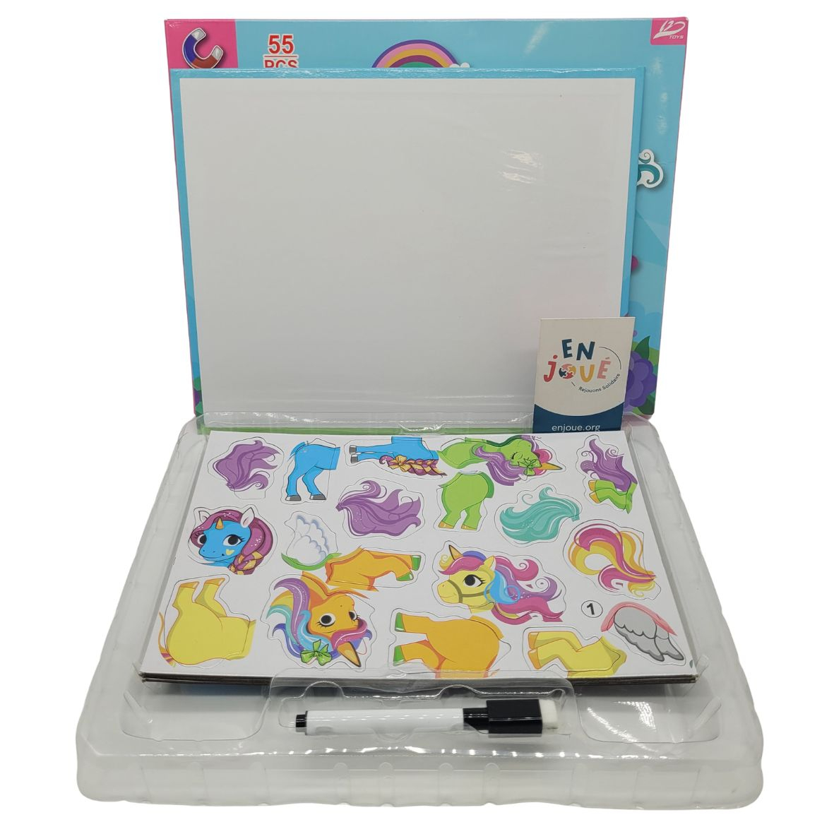 Voir photo 4 de Puzzle magnétique licorn - Magnetic Cartoon Horse Set - Dès 3 ans. Puzzle magnétique licorn - Magnetic Cartoon Horse Set - Dès 3 ans. Comme neuf - Vue 4 -