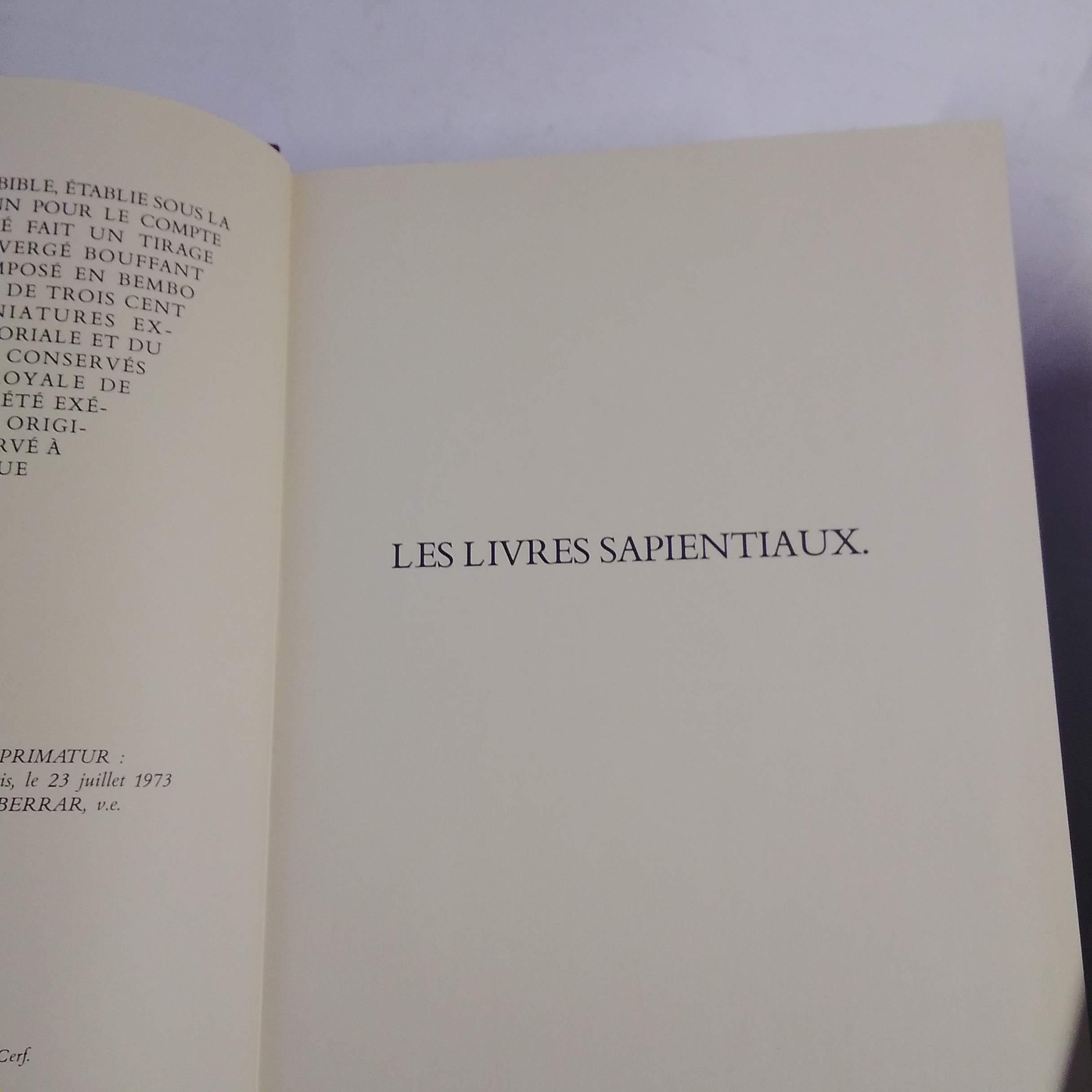 La Saint Bible - Edition Lidis 1973 - Photo 5