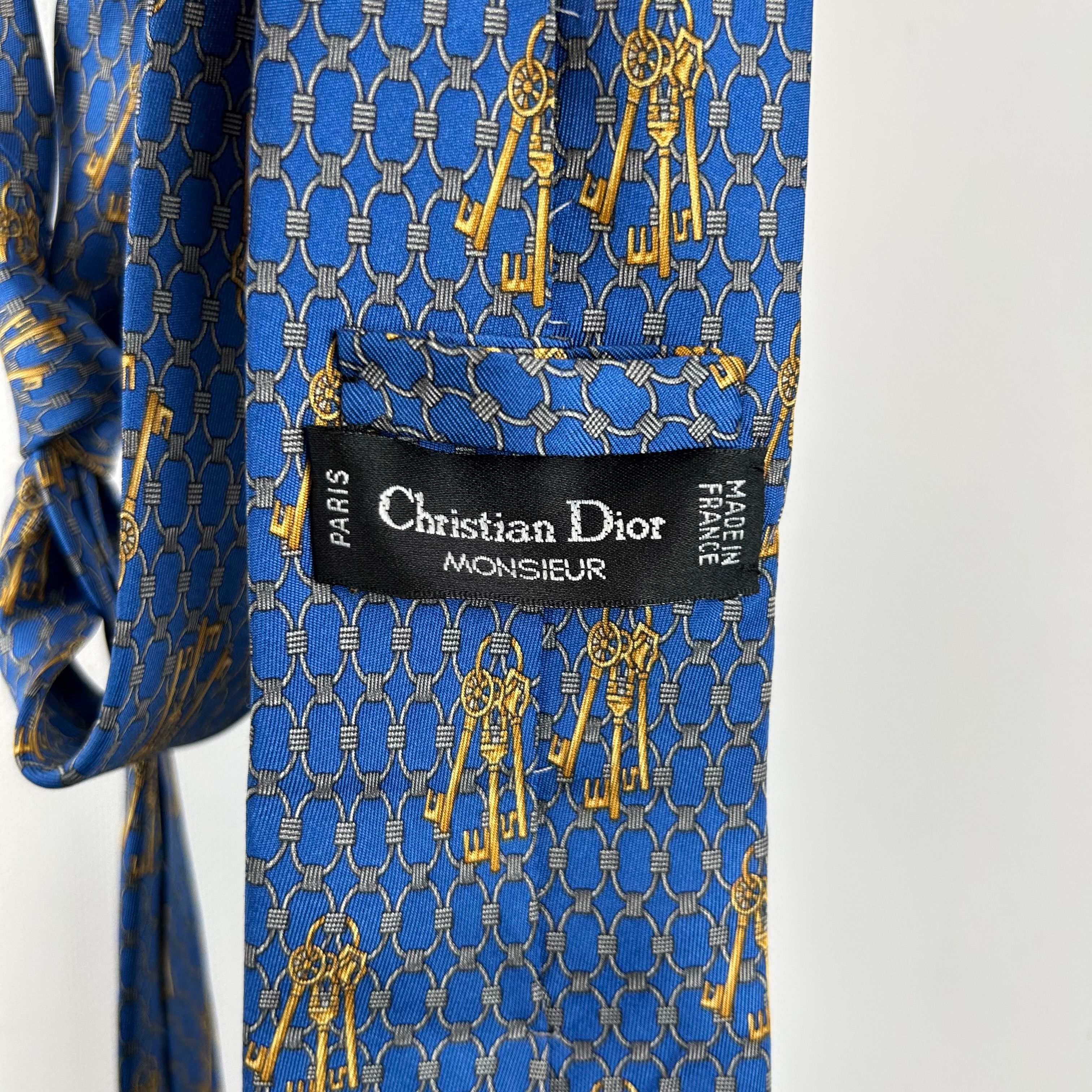Chistian Dior - Cravate 100% soie - Photo 2