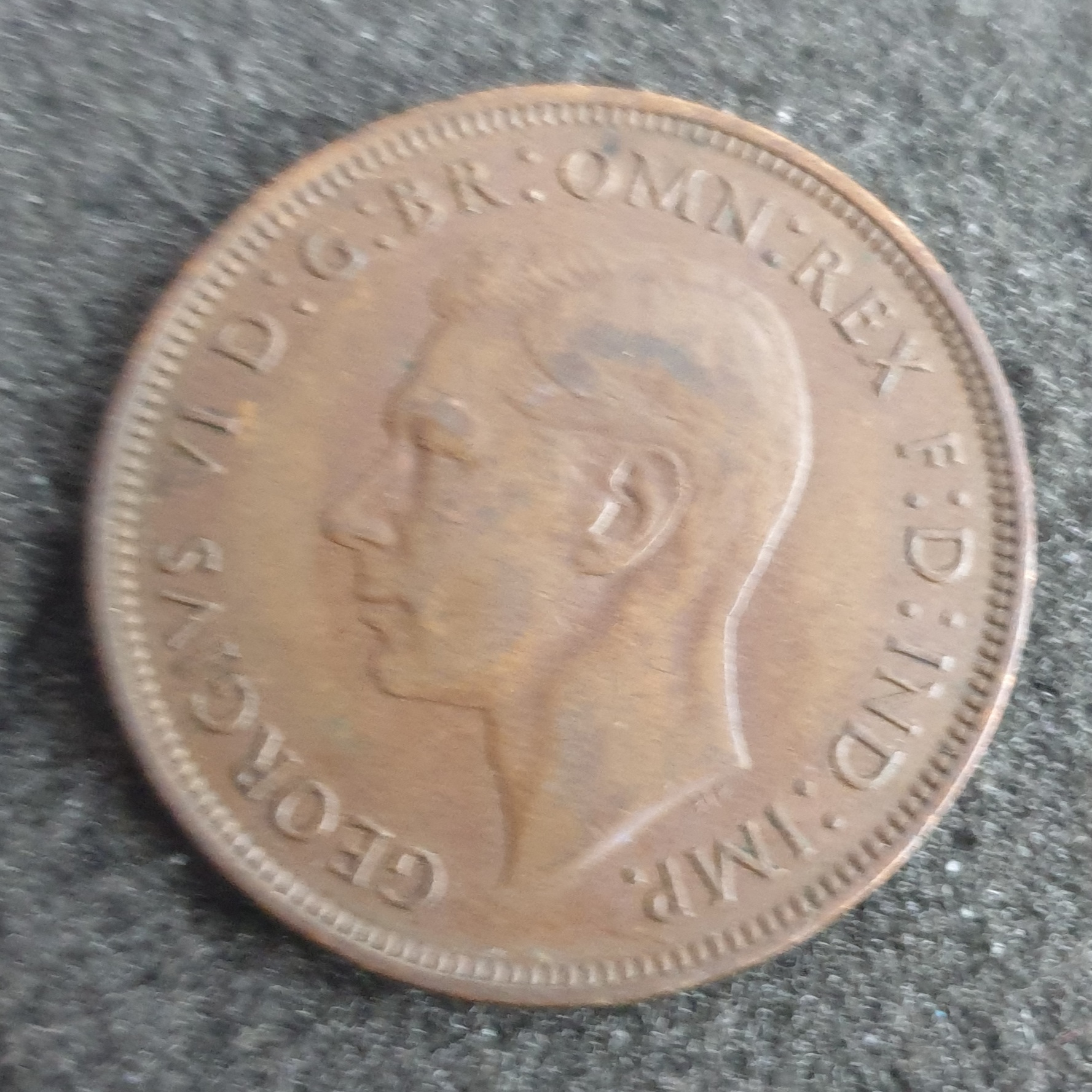 1 penny George V Royaume -Uni 1946 SUP - Photo 1