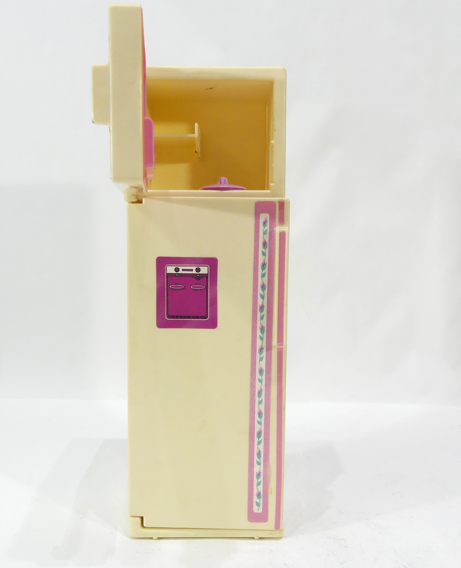 Lot de deux BARBIE Espace cuisine et frigo MATTEL année 1987 dans leur boîte d'origine - État correct - Photo 8