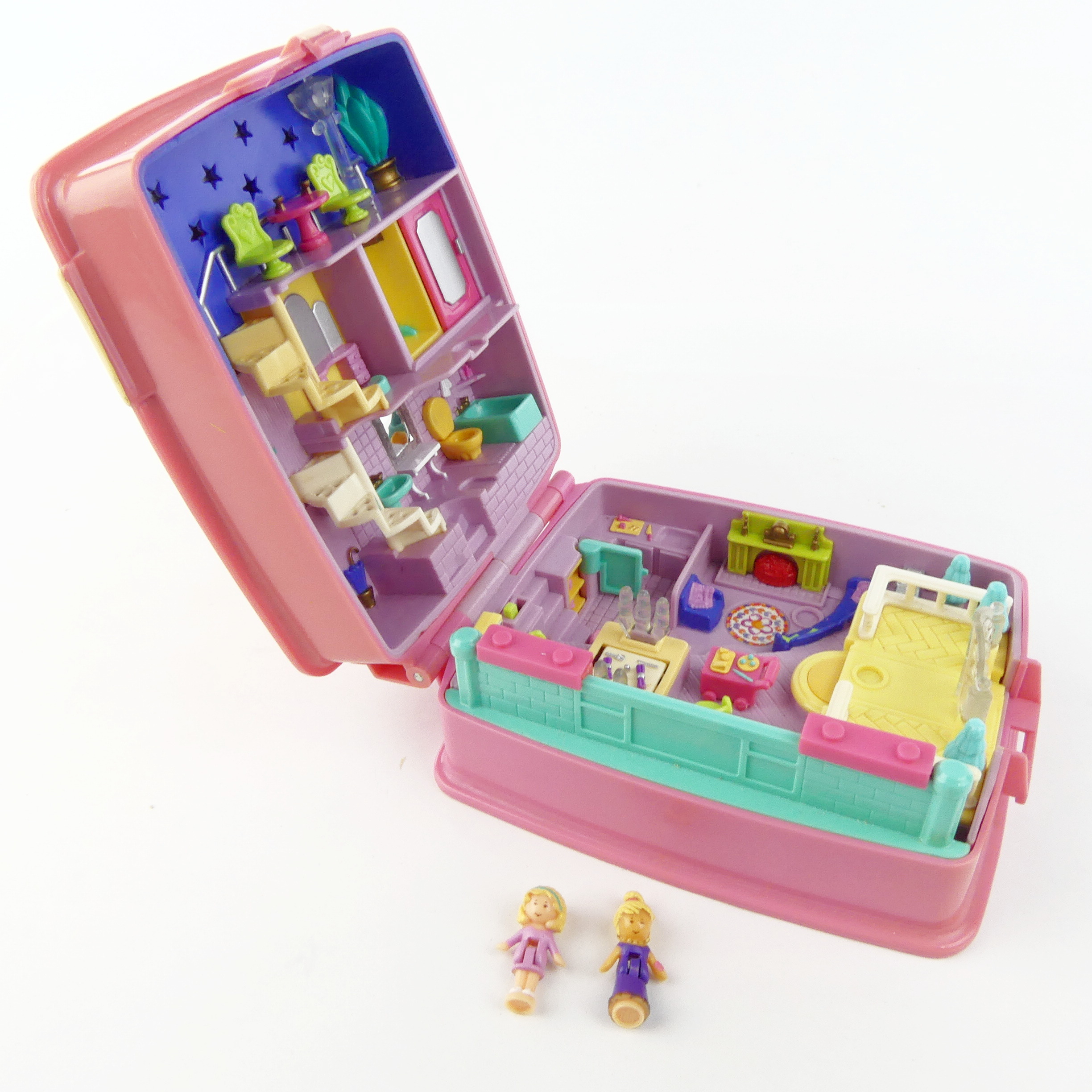 Boite Polly Pocket "Starlight dinner Party" Bluebird 1994 État correct - Vue 6 - 