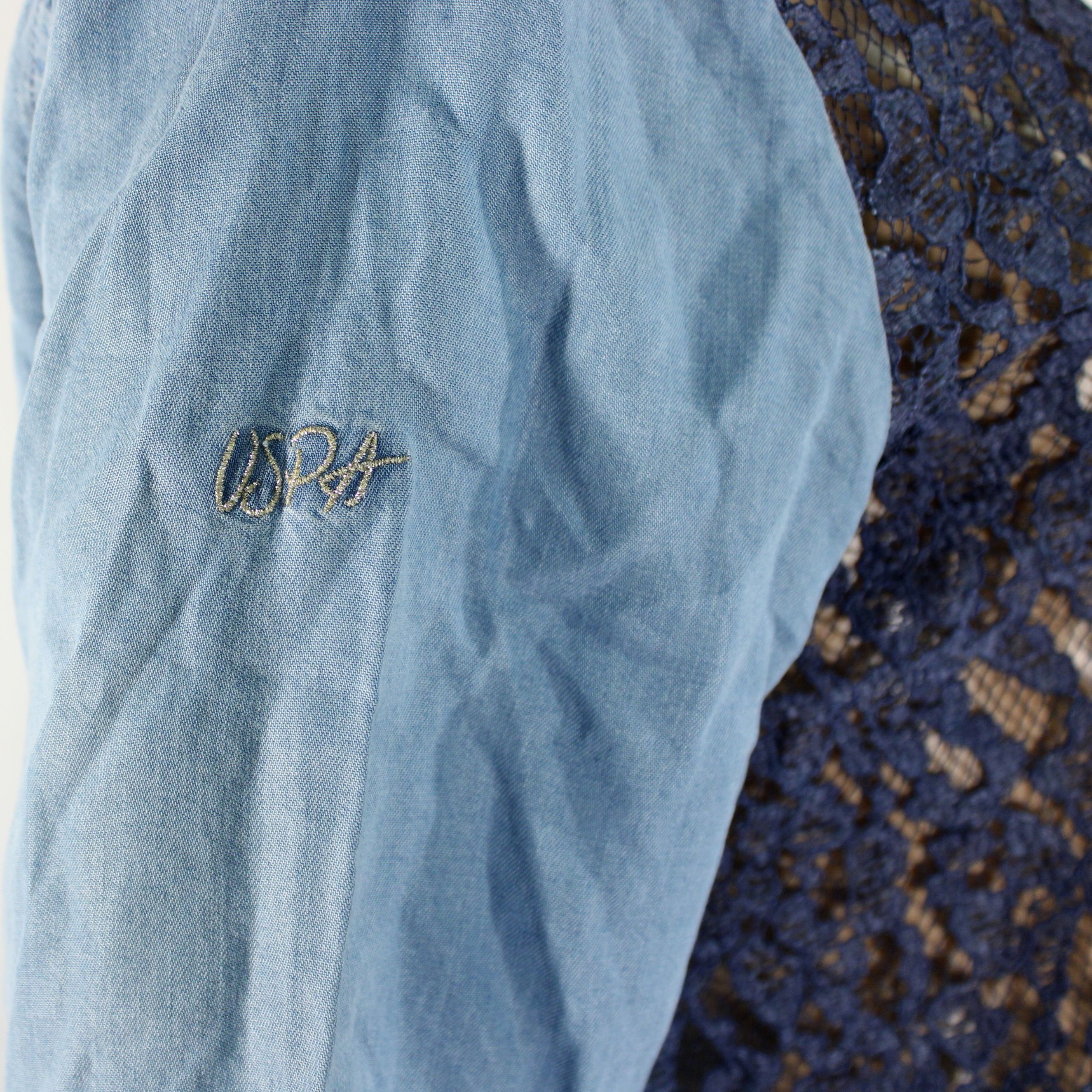 Robe Chemise Bleue Denim U.S POLO ASSN Taille 38 - Photo 5