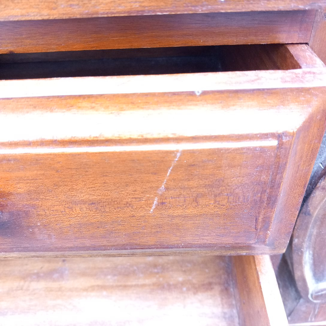 Secrétaire, bureau en acajou style Davenport - État correct - Photo 27