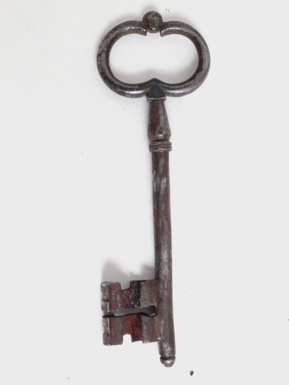 Ancienne serrure de porte d'entrée en fer forgé 18ème - Photo 11