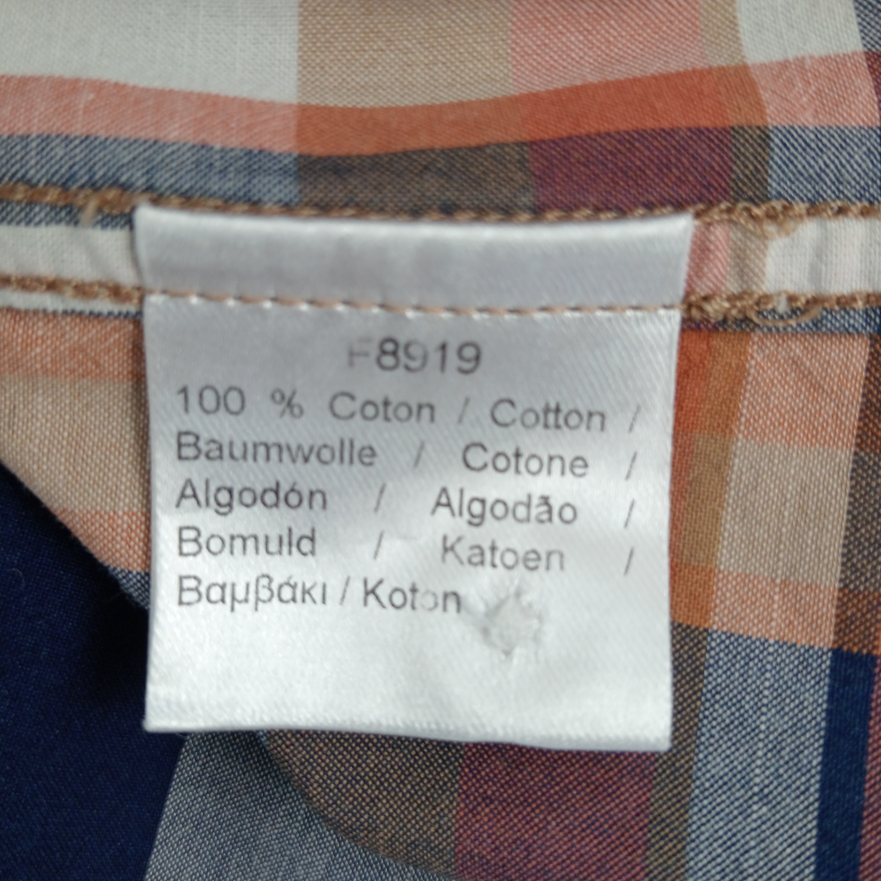 Chemise homme à carreaux de la marque Lacoste col classique manches courtes de couleur rouge tomette taille L (41) - Photo 7