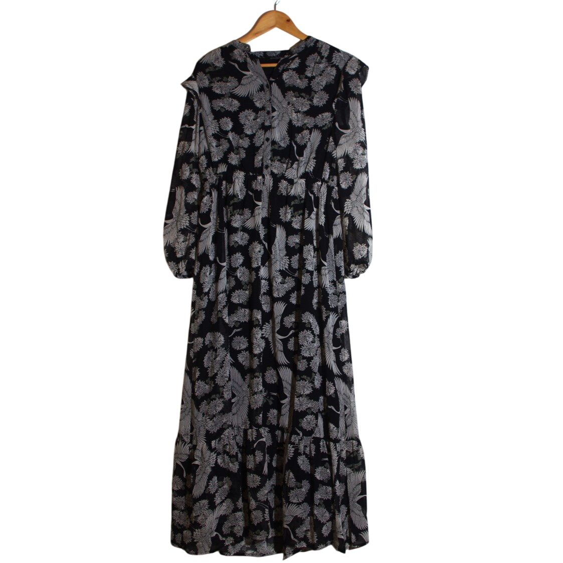  Robe Neuve - 38 - Longue aux Imprims Potiques  lgance Frique - Monoprix - Modalova