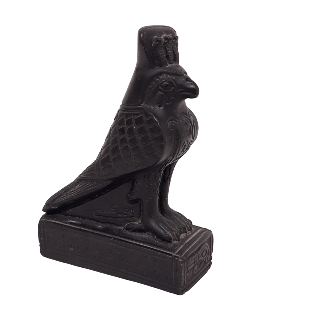 Statuette ancienne du dieu égyptien Horus - Photo 0