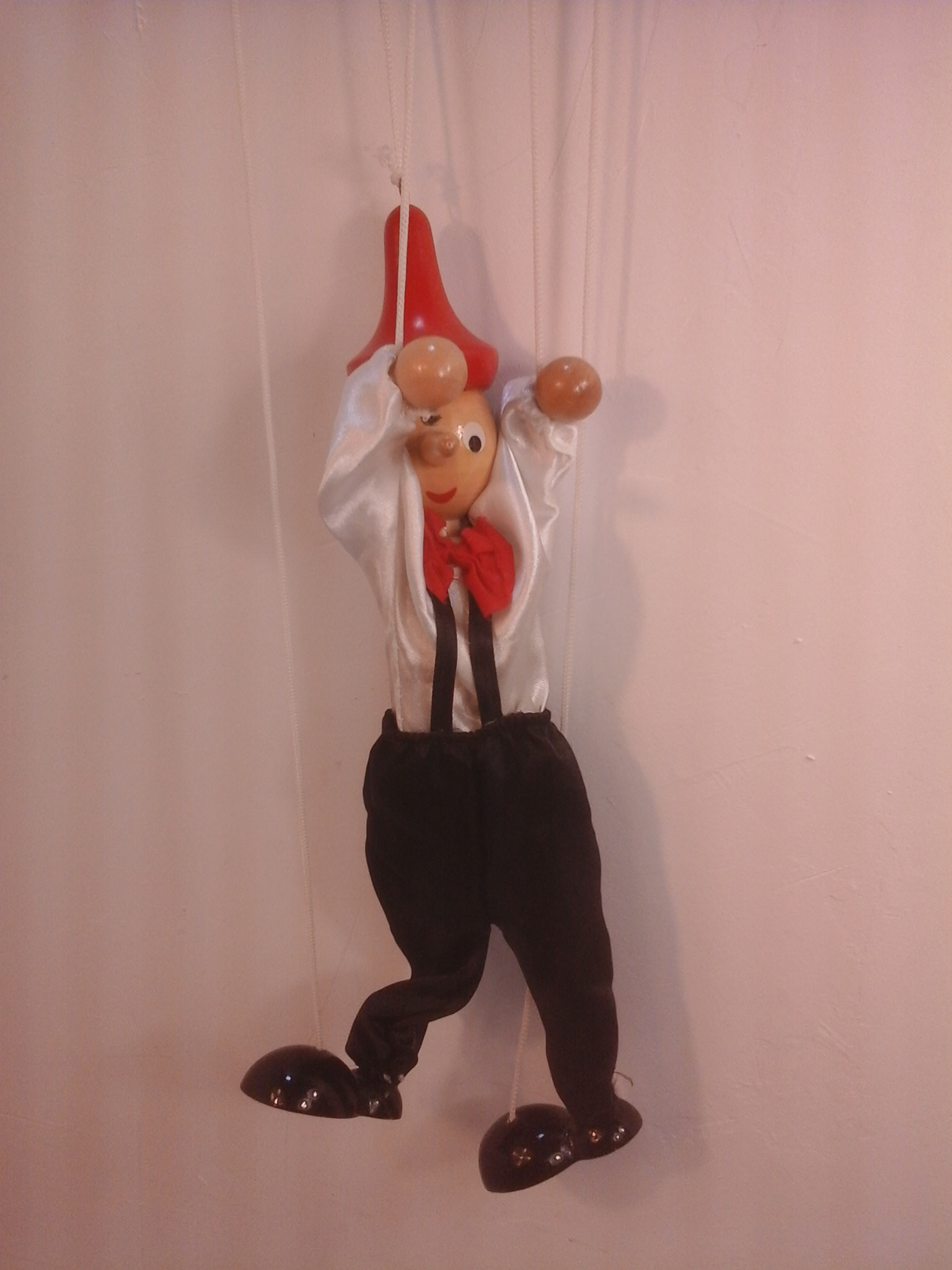 Lot de deux Pinochio marionnette bois Bon état - Vue 4 - 