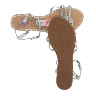 Sandales grises et beiges imprimées - Fille - HELLO KITTY - Pointures 35 - Photo 2