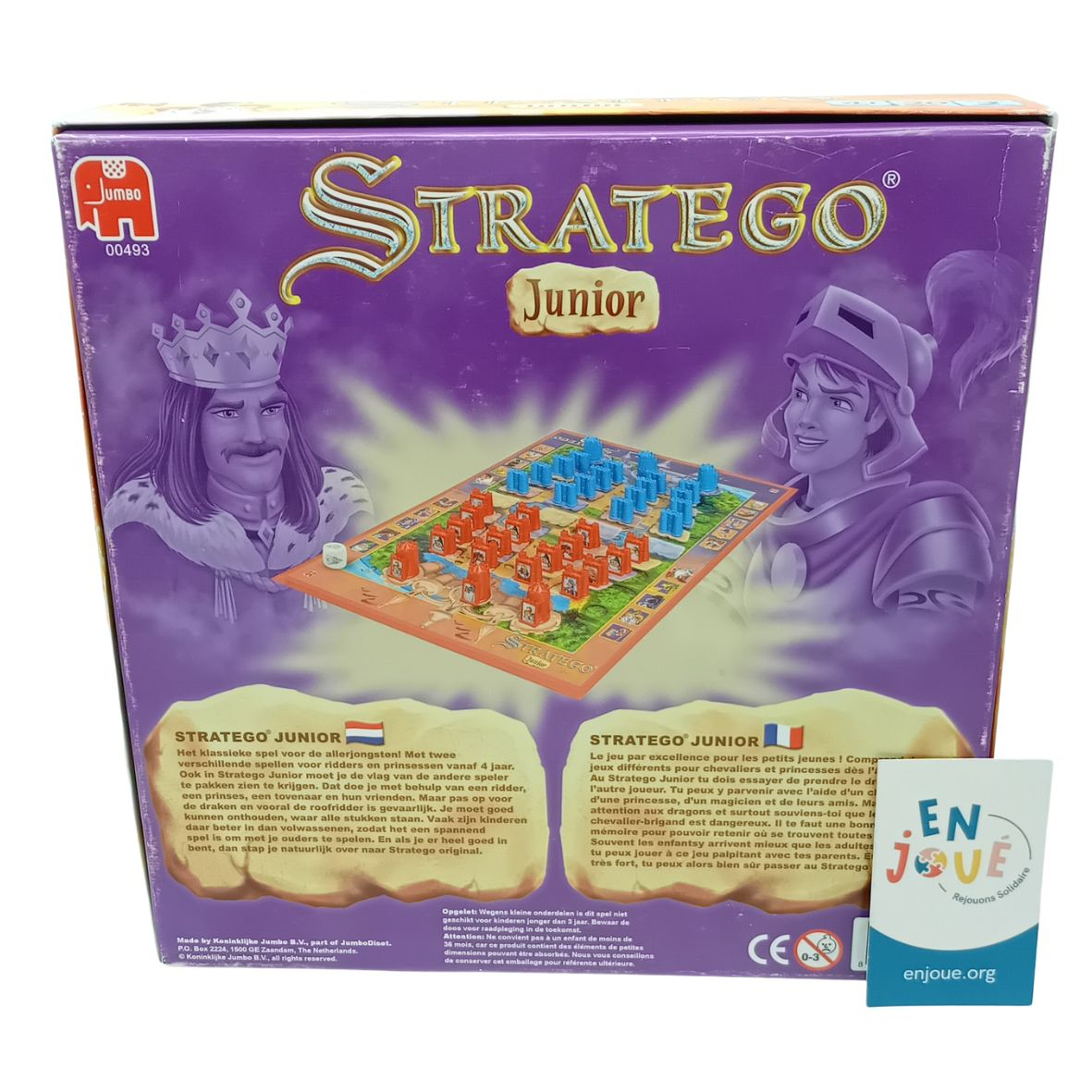 Jeu de société - Stratego - Jumbo - A partir de 4 ans. Bon état - Vue 3 - 