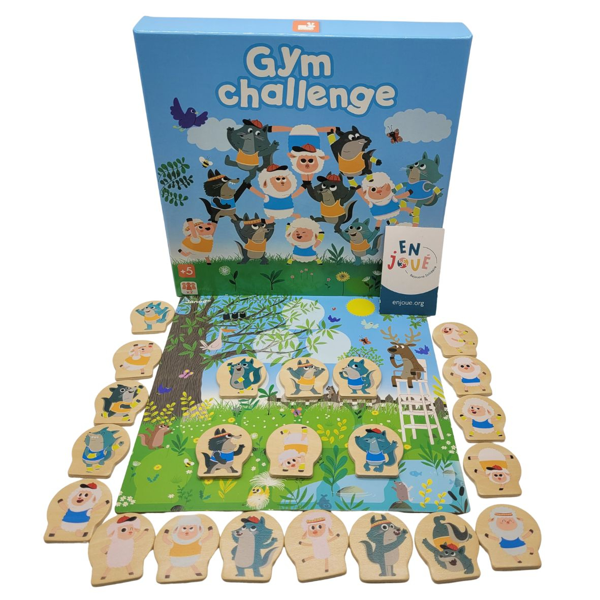 Voir photo 2 de Jeu de stratégie - Gym challenge - Janod - À partir de 5 ans. Jeu de stratégie - Gym challenge - Janod - À partir de 5 ans. Bon état - Vue 2 -