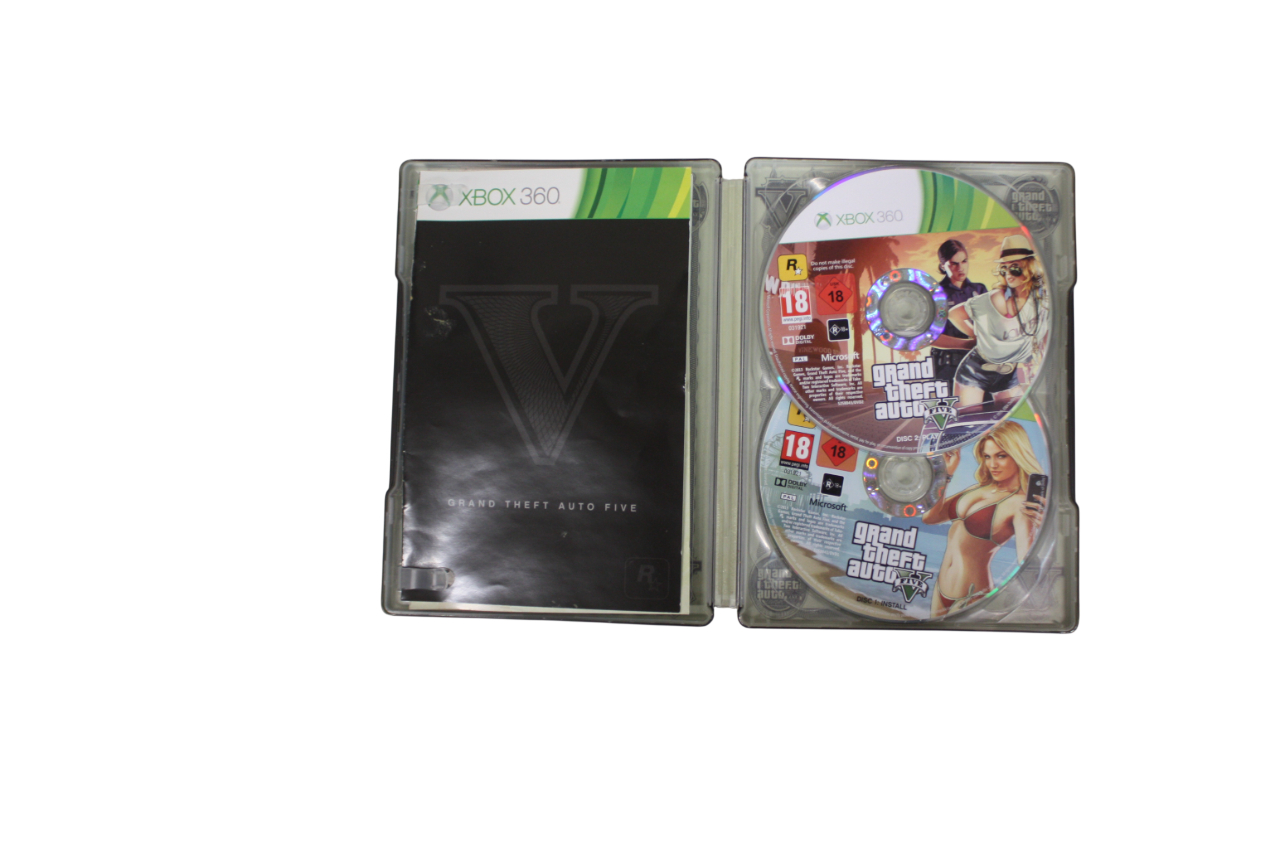 GTA V Steelbook – Microsoft Xbox 360 – Complet Avec Boîtier, Très Bon état