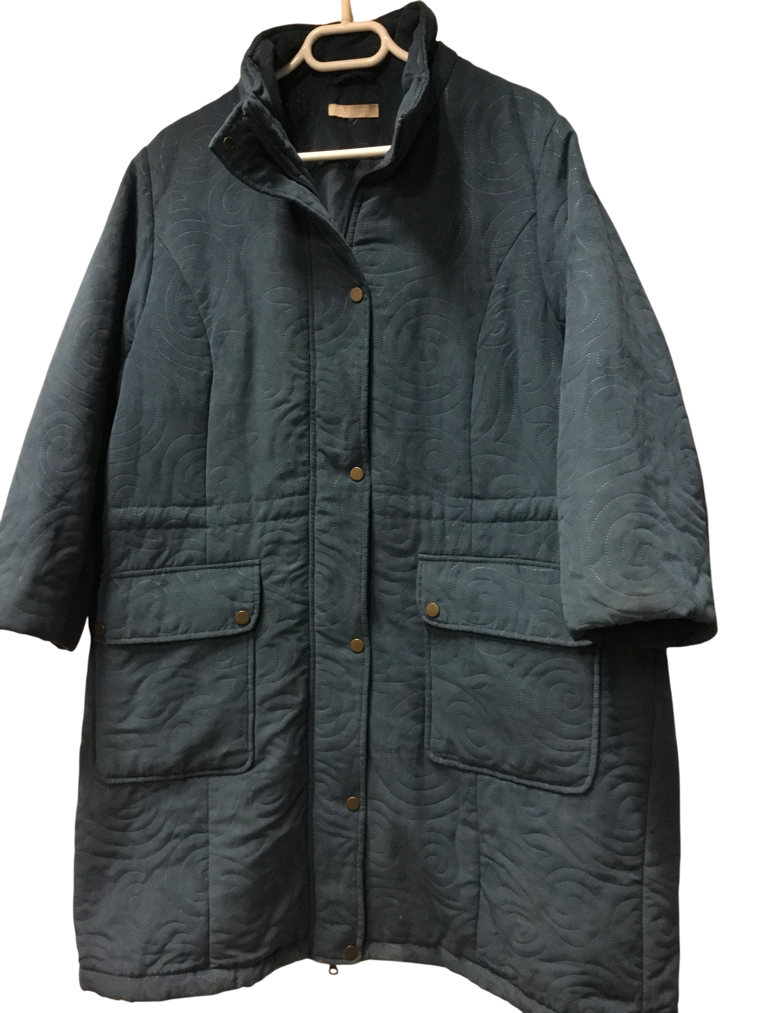 Veste d hiver longue petrol    taille estime 40 - Daxon - Modalova