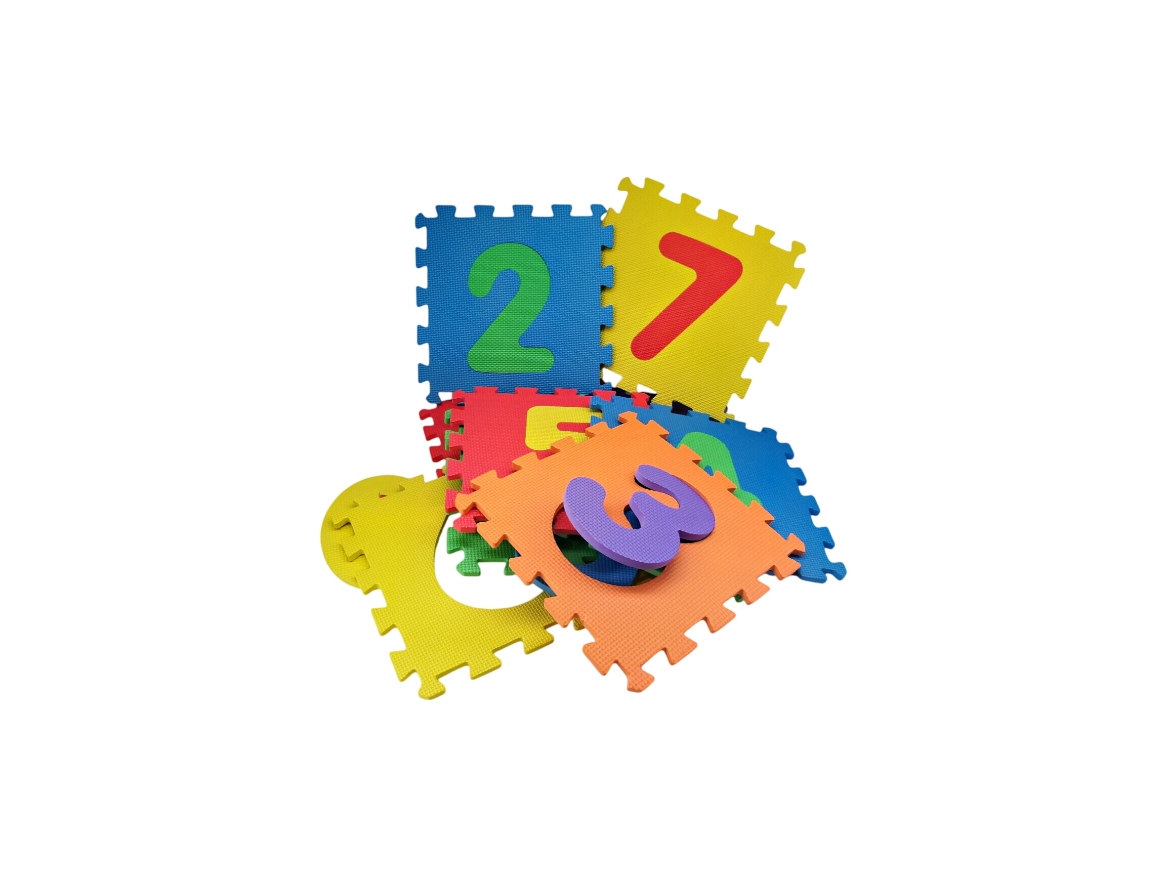 Tapis puzzle mousse chiffres Très bon état -  reconditionné disponible sur Label Emmaüs