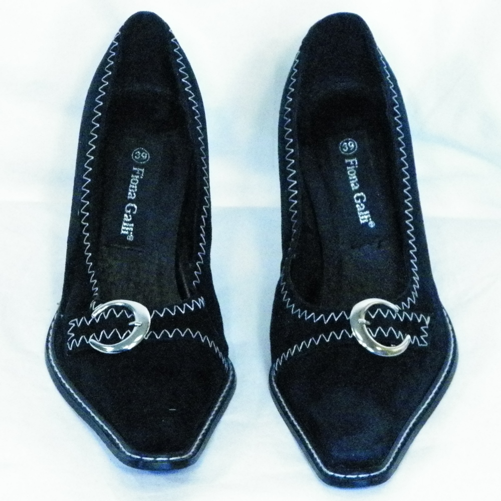 Escarpin Femme Noir FIONA GALLI P 39. Bon état -  reconditionné disponible sur Label Emmaüs