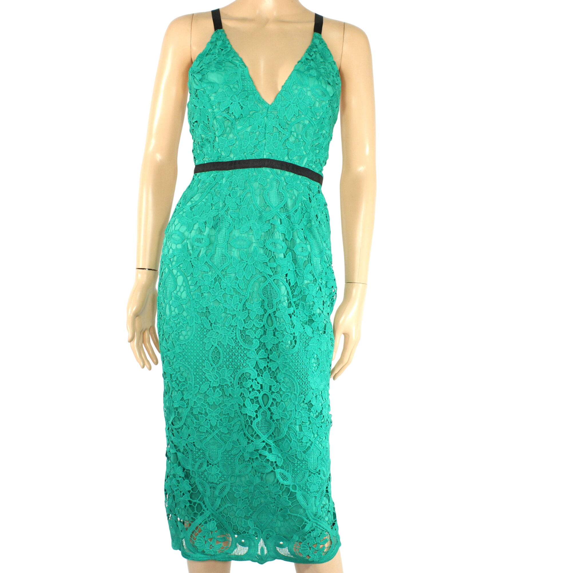 Robe en Dentelle Verte Taille 36 - asos - Modalova