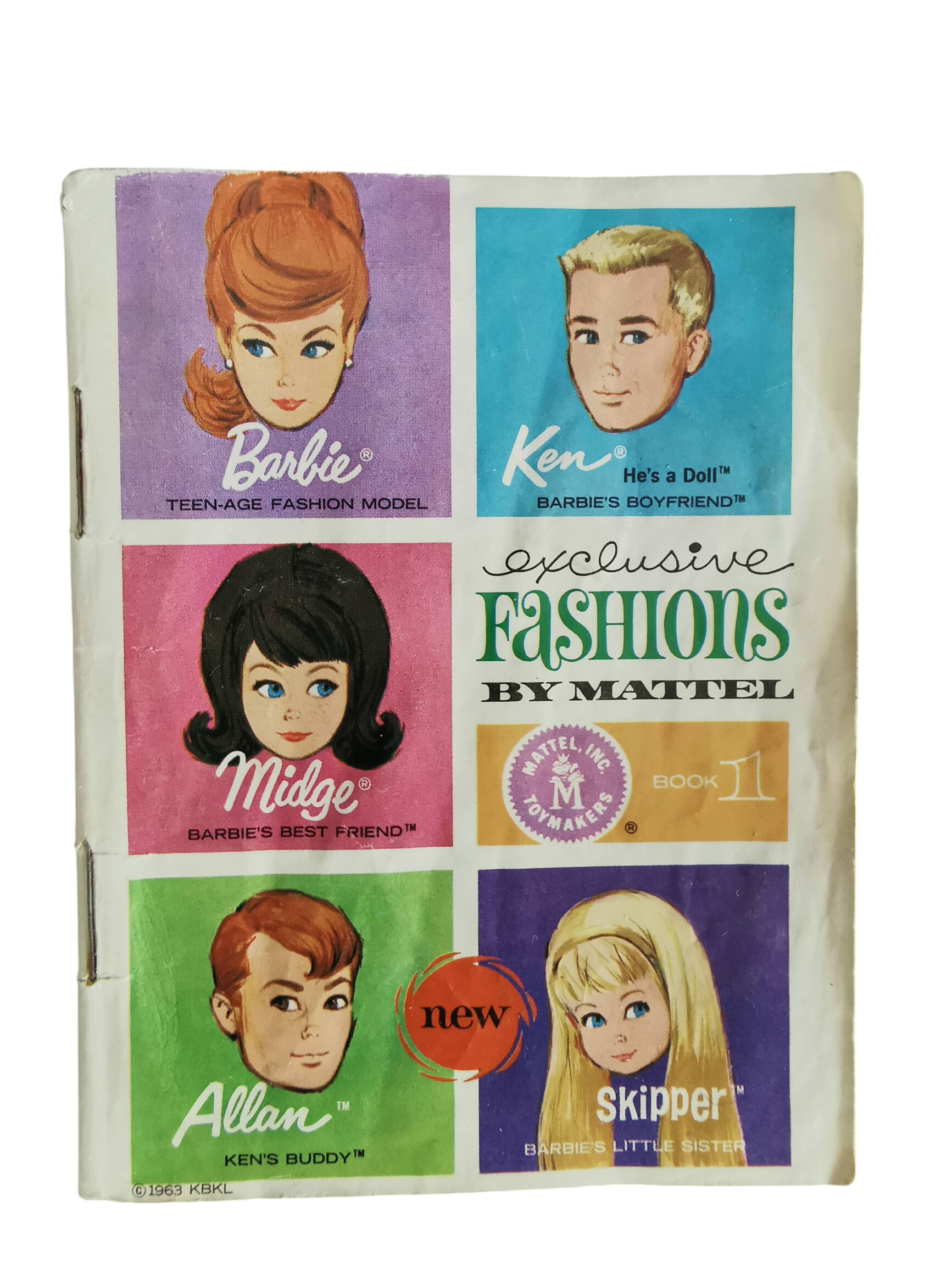 Petit Catalogue "Exclusive Fashions by Mattel" Book 1 # État correct -  reconditionné disponible sur Label Emmaüs