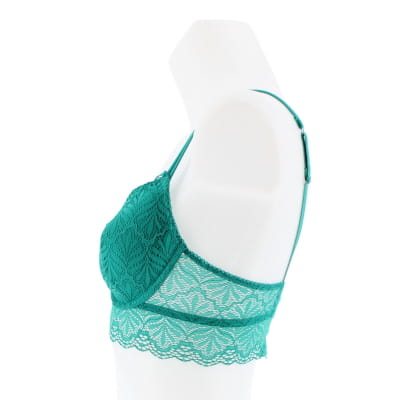 Soutien gorge vert en dentelle avec armatures - Femme - In Extenso - Taille 90B - Photo 2