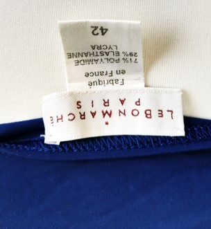 Le Bon Marché Maillot de bain bleu France - Taille 42 - Photo 2