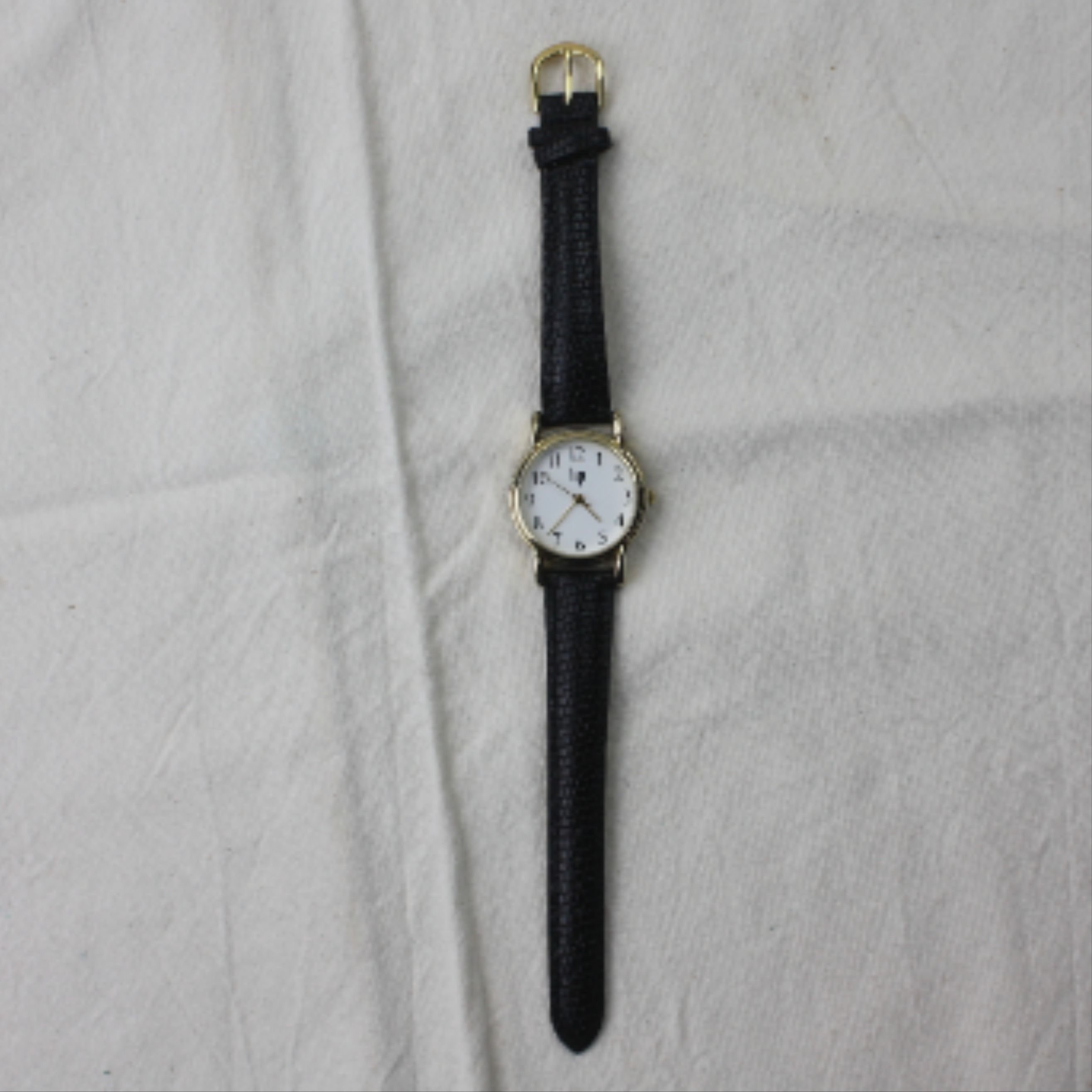 Montre LIP classics 09-09 bracelet en cuir noir Bon état - Vue 2 - 