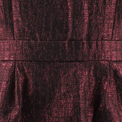 Robe bordeaux cendré - Femme - Etam - Taille 38 Comme neuf - Vue 4 - 