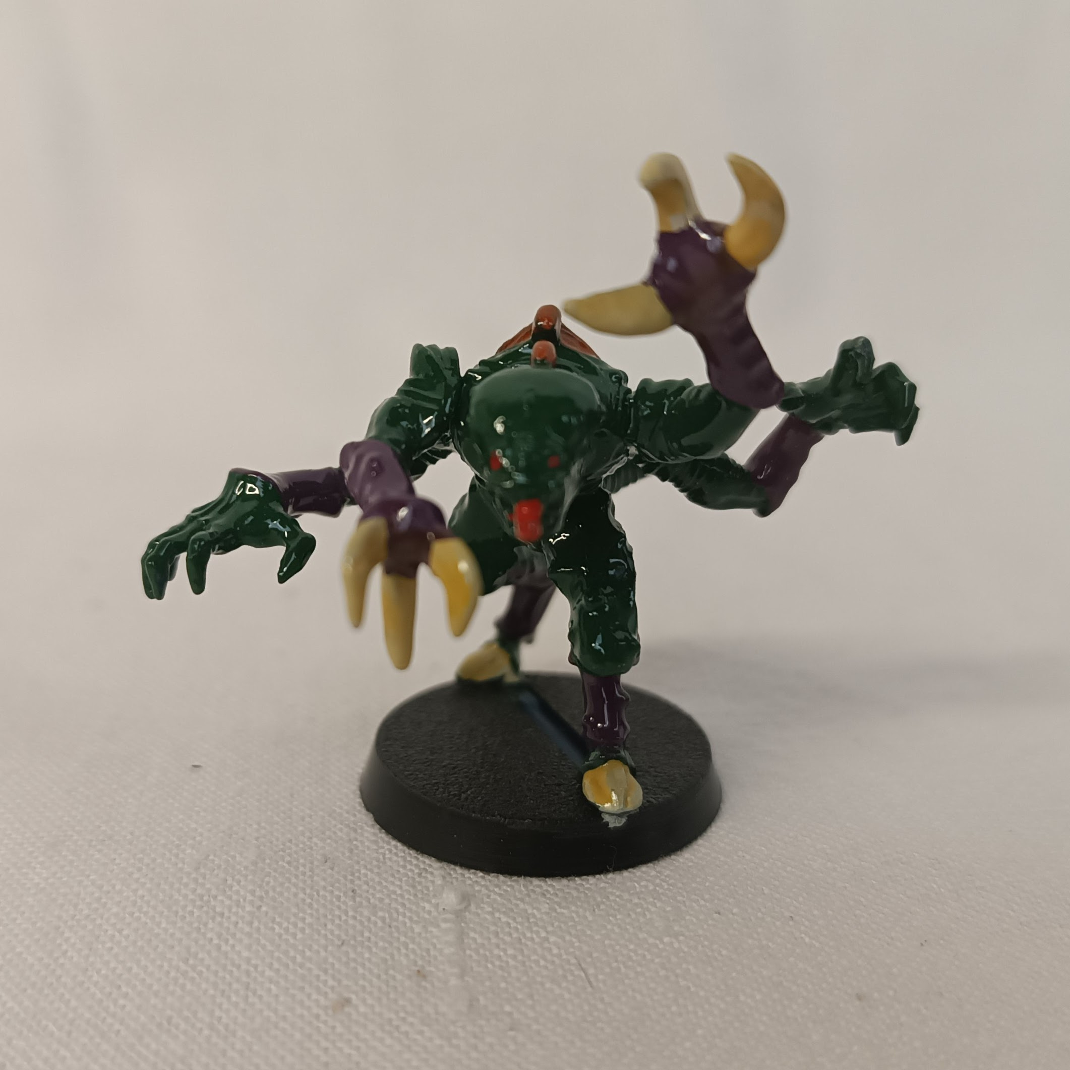 Voir photo 6 de Jeu de société "Space Hulk" - Warhammer 40K, première édition de 1989, par Games Workshop, figurines peintes Jeu de société "Space Hulk" - Warhammer 40K, première édition de 1989, par Games Workshop, figurines peintes État correct - Vue 6 -