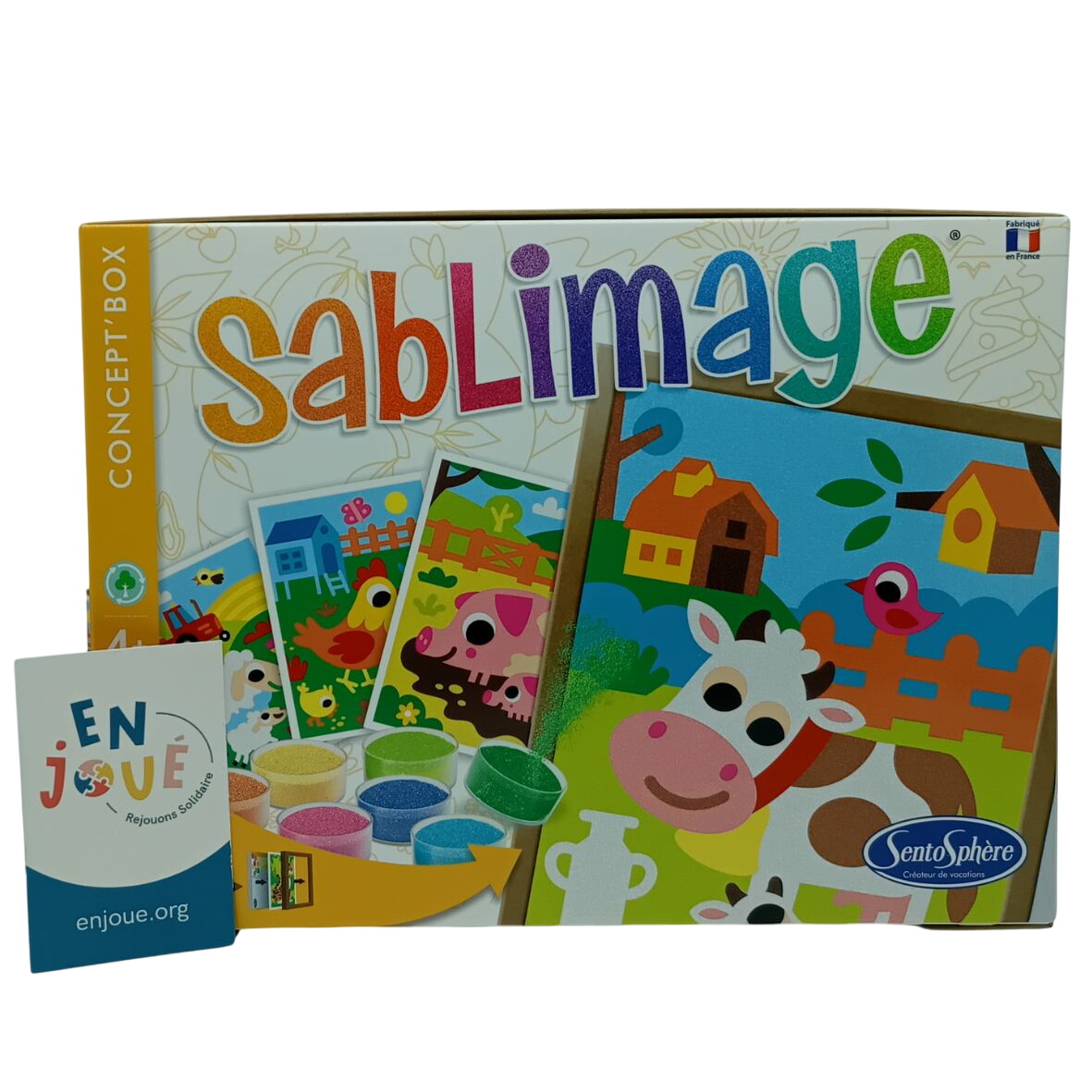 Loisirs créatifs - Sablimage Animaux de la Ferme - SentoSphère - Des 4 ans. Comme neuf -  reconditionné disponible sur Label Emmaüs