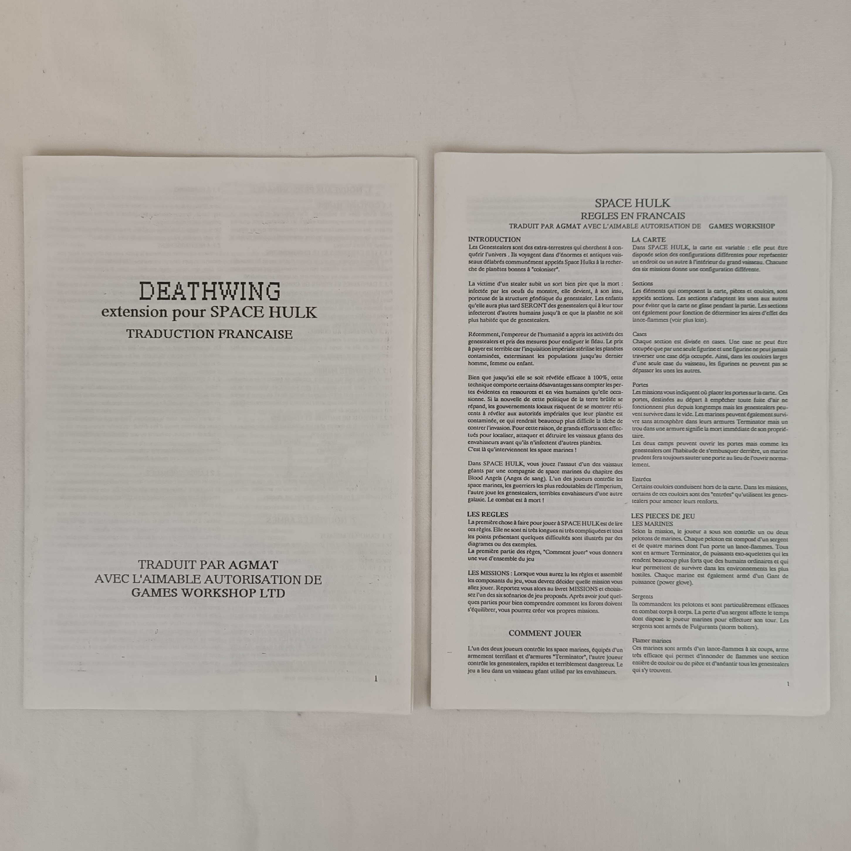 Voir photo 27 de Jeu de société "Space Hulk" - Warhammer 40K, première édition de 1989, par Games Workshop, figurines peintes Jeu de société "Space Hulk" - Warhammer 40K, première édition de 1989, par Games Workshop, figurines peintes État correct - Vue 27 -