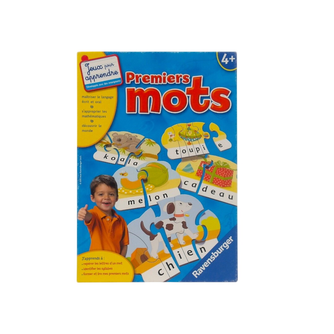 Jeux pour apprendre - Premiers mots- Édition 2012 Très bon état -  reconditionné disponible sur Label Emmaüs