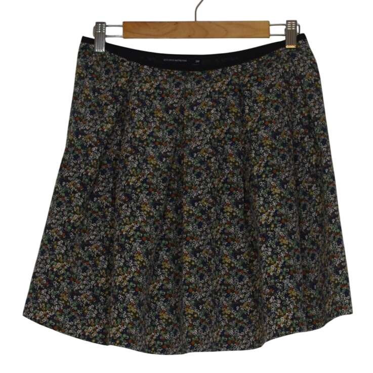 🌼 Fraîche et Fleurie – Jupe Plissée Courte Monoprix T.38 🌈 - Photo 0
