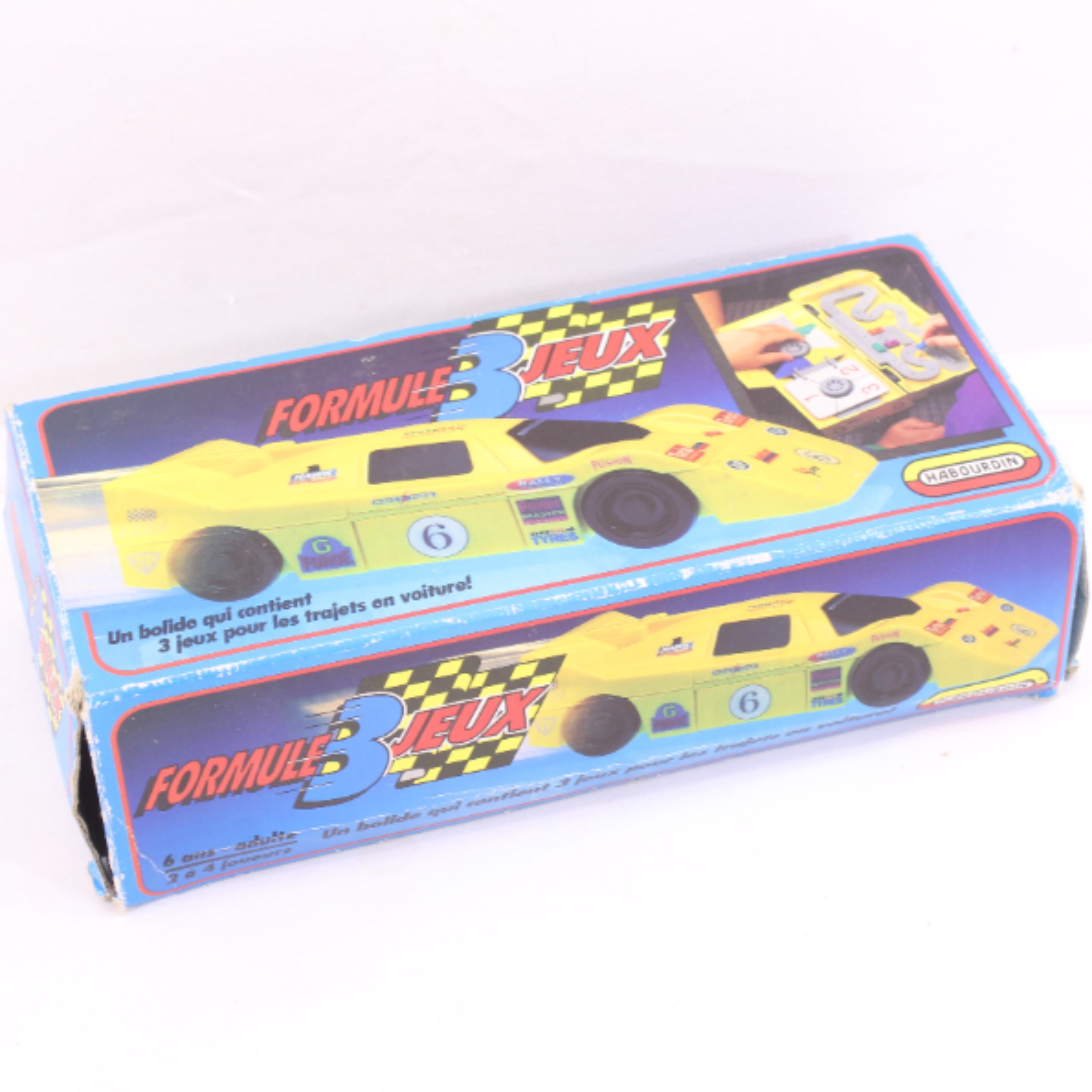 Jeu de voyage voiture de course / Formule 3 - Habourdin 1993 Bon état - Vue 7 - 