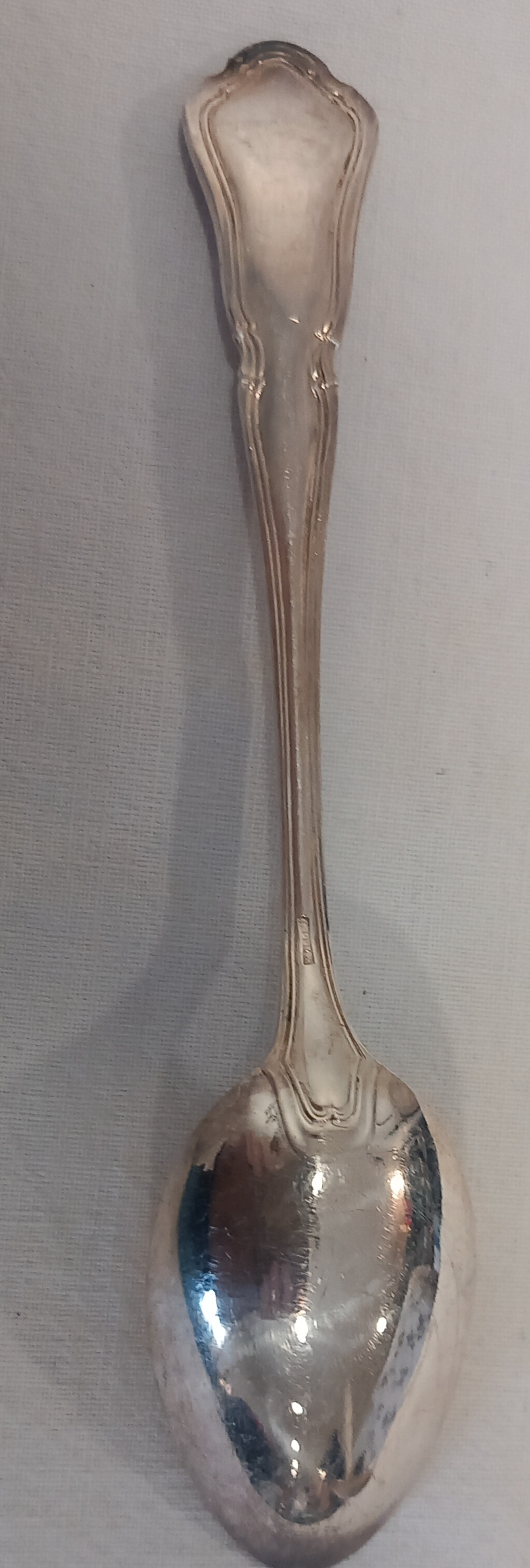 Duo de cuillère en métal blanc. - Bon état - Photo 3