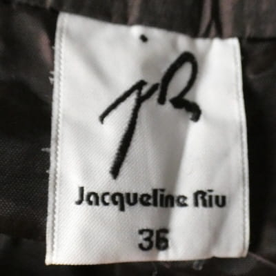 Jupe marron imprimée - Femme - JACQUELINE RIU - Taille 36 - Photo 4