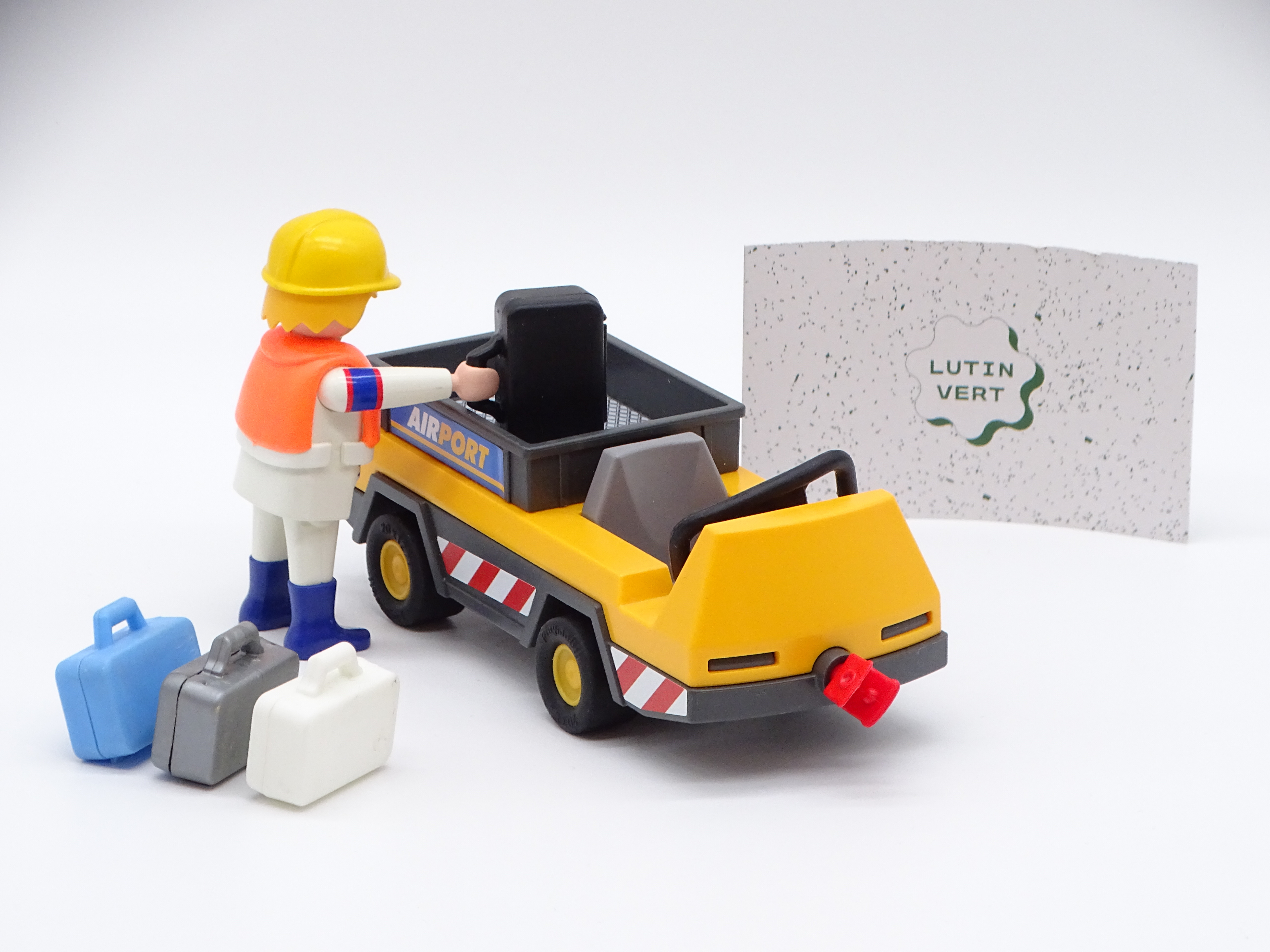 Playmobil pièce unique «Le Porte-Bagages» d'occasion PLAYMOBIL - Dès 6 ans | Ref 13447 Très bon état - Vue 3 - 
